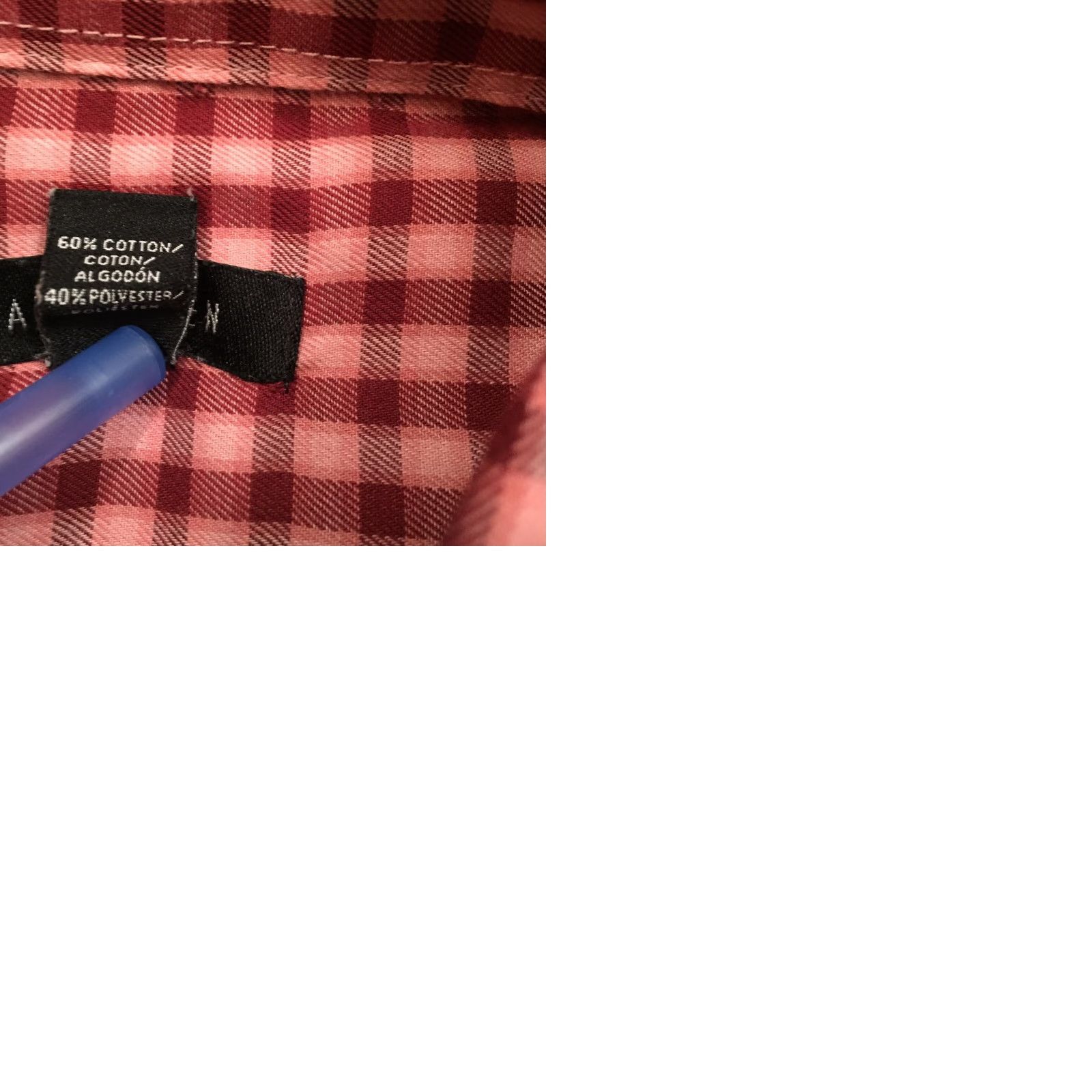 Van Heusen Van Heusen Shirt Mens M Red Plaid Long Sleeve Button Up Shirt Size US M / EU 48-50 / 2 - 9 Thumbnail