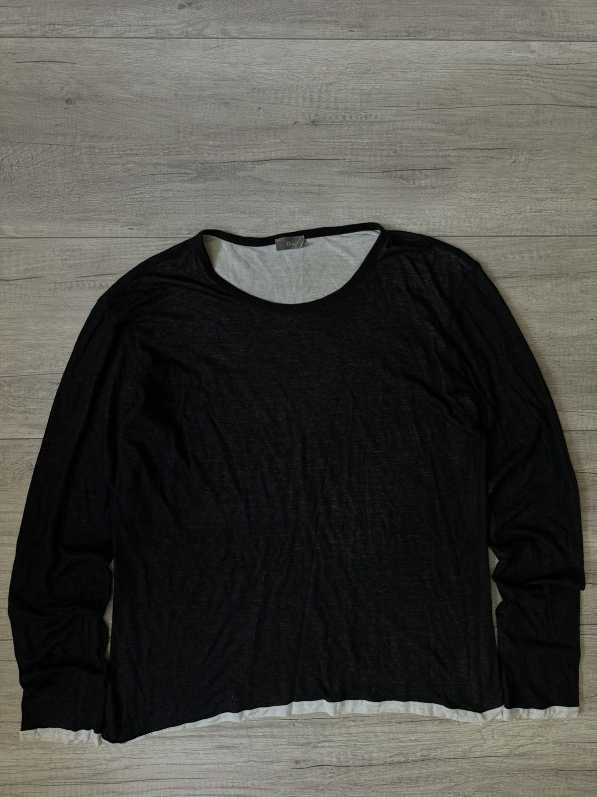 Dior 2000 S/S Dior Homme Layered Sheer Longsleeve — Hedi Slimane Size US L / EU 52-54 / 3 - 2 Thumbnail