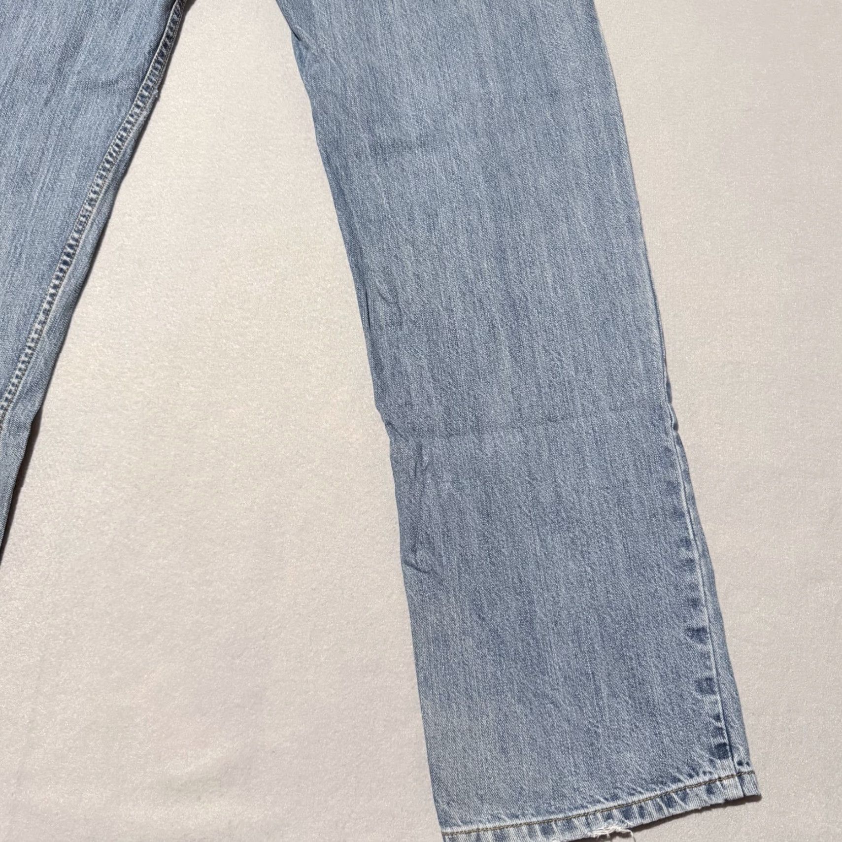 Stetson VINTAGE Stetson Jeans Men's Light Wash Denim Classic Straight Zip Fly 35X36 Blue Men Jeans 35x36 Vintage Cowboy 90s Western Mens Size US 35 - 7 Thumbnail