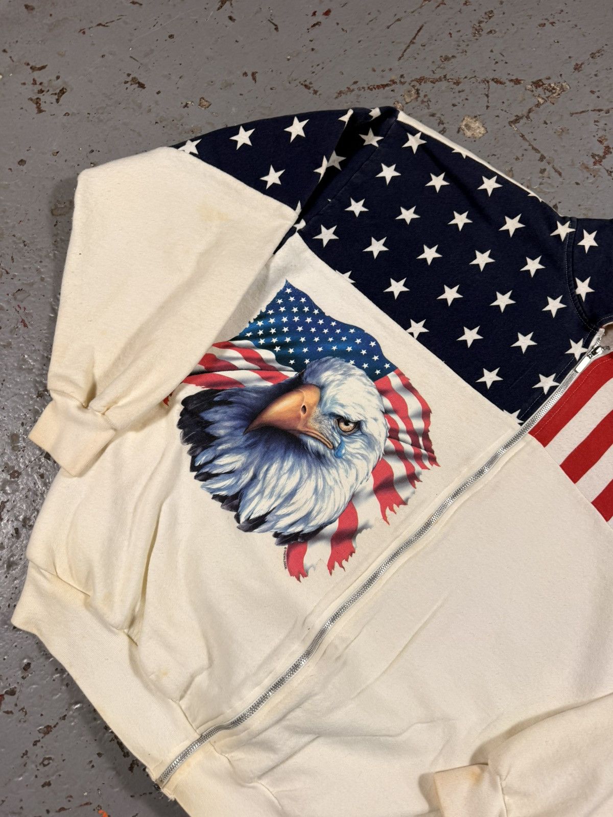Other Insane Usa America Wagle Zipup Sweater Size US XL / EU 56 / 4 - 2 Thumbnail