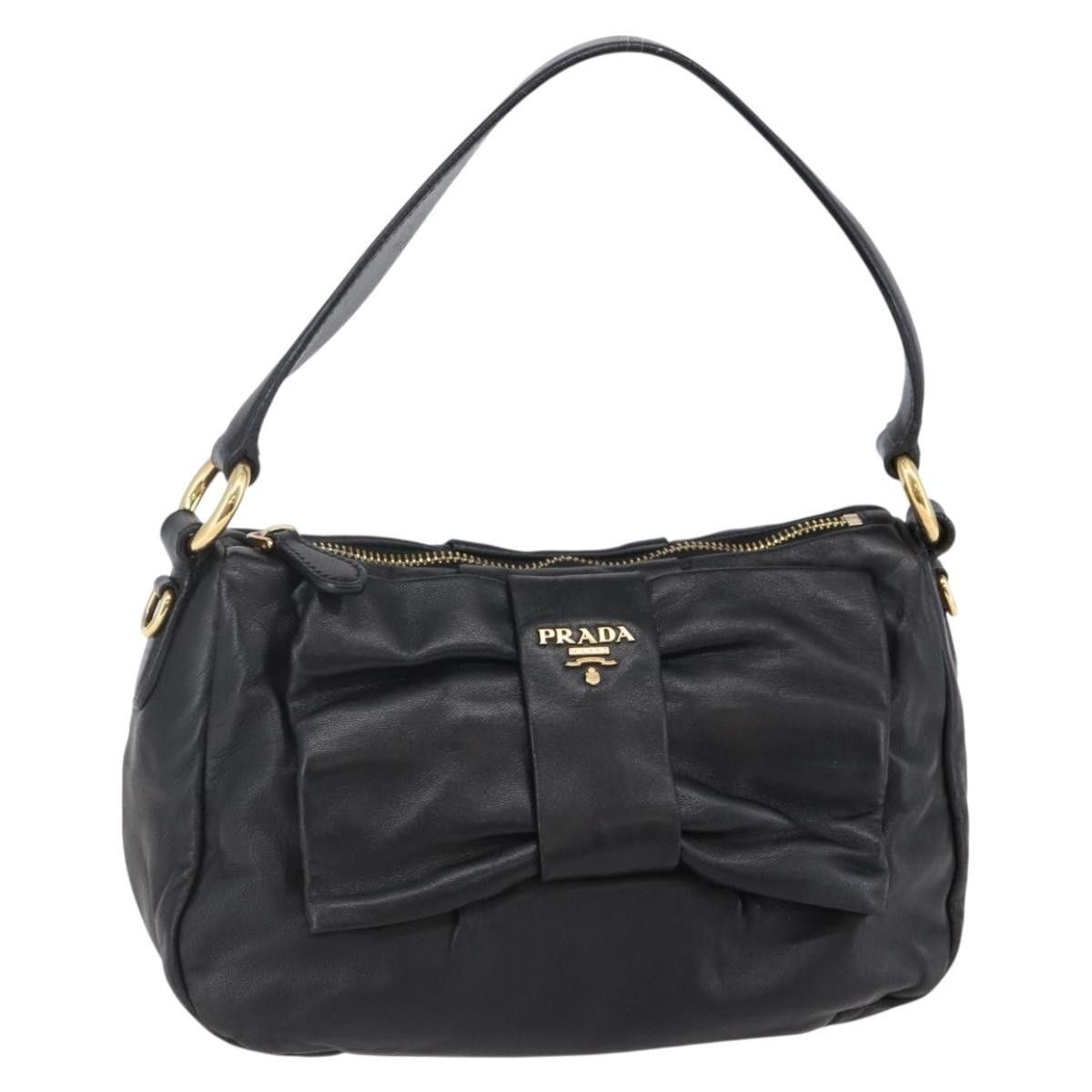 Prada Prada Bow Tote Nappa Leather Size ONE SIZE - 1 Thumbnail