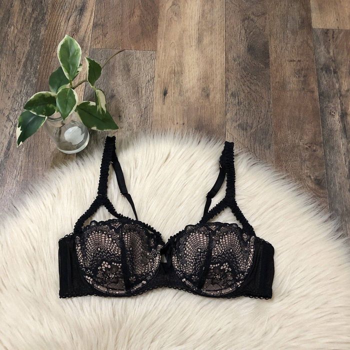 Other Adore Me Lace Strappy Padded Kimmy Push Up Balconette Bra
