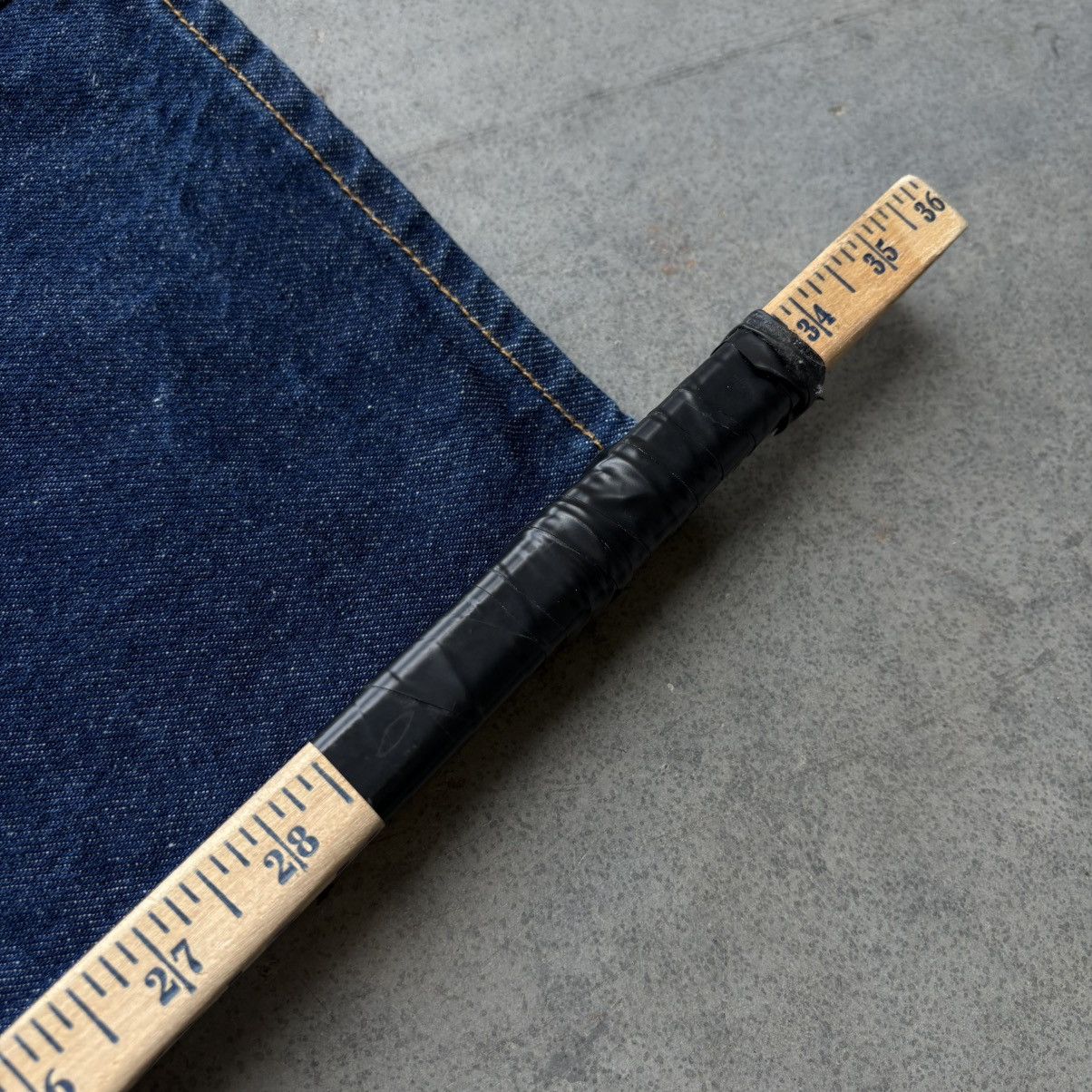 Levi's × Vintage Vintage Levi's Orange Tabs 505 Blue Indigo Denim Dark 36x30 Size US 35 - 9 Thumbnail