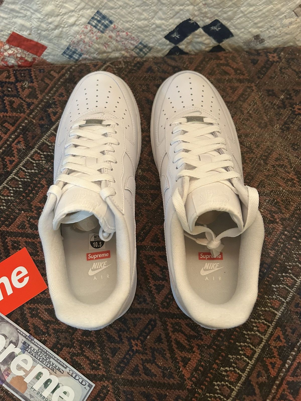 Supreme Supreme Nike Air Force 1 Size US 10.5 / EU 43-44 - 9 Thumbnail