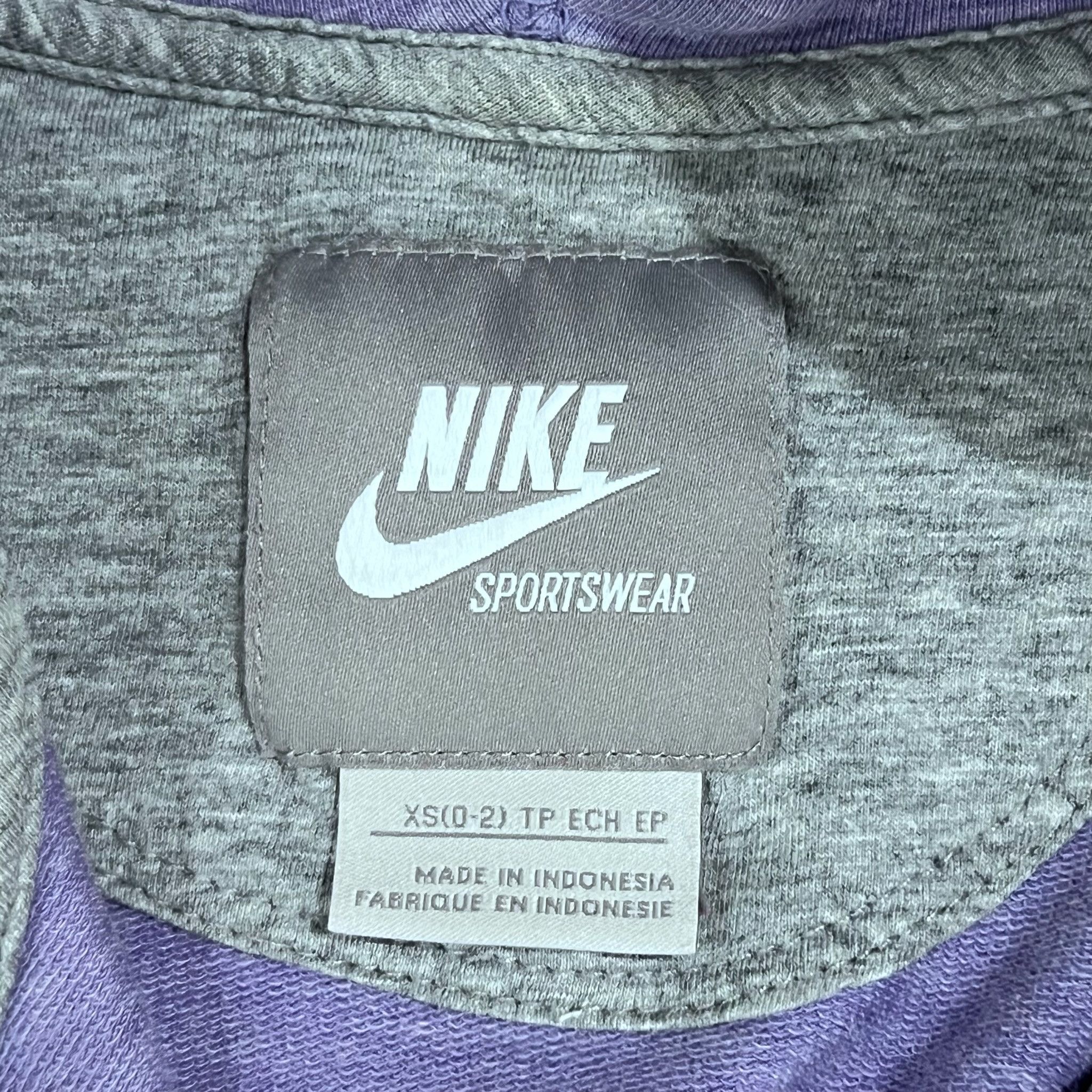 Nike Nike Hooded Full Zip Jacket - Lavender Size XS / US 0-2 / IT 36-38 - 5 Thumbnail
