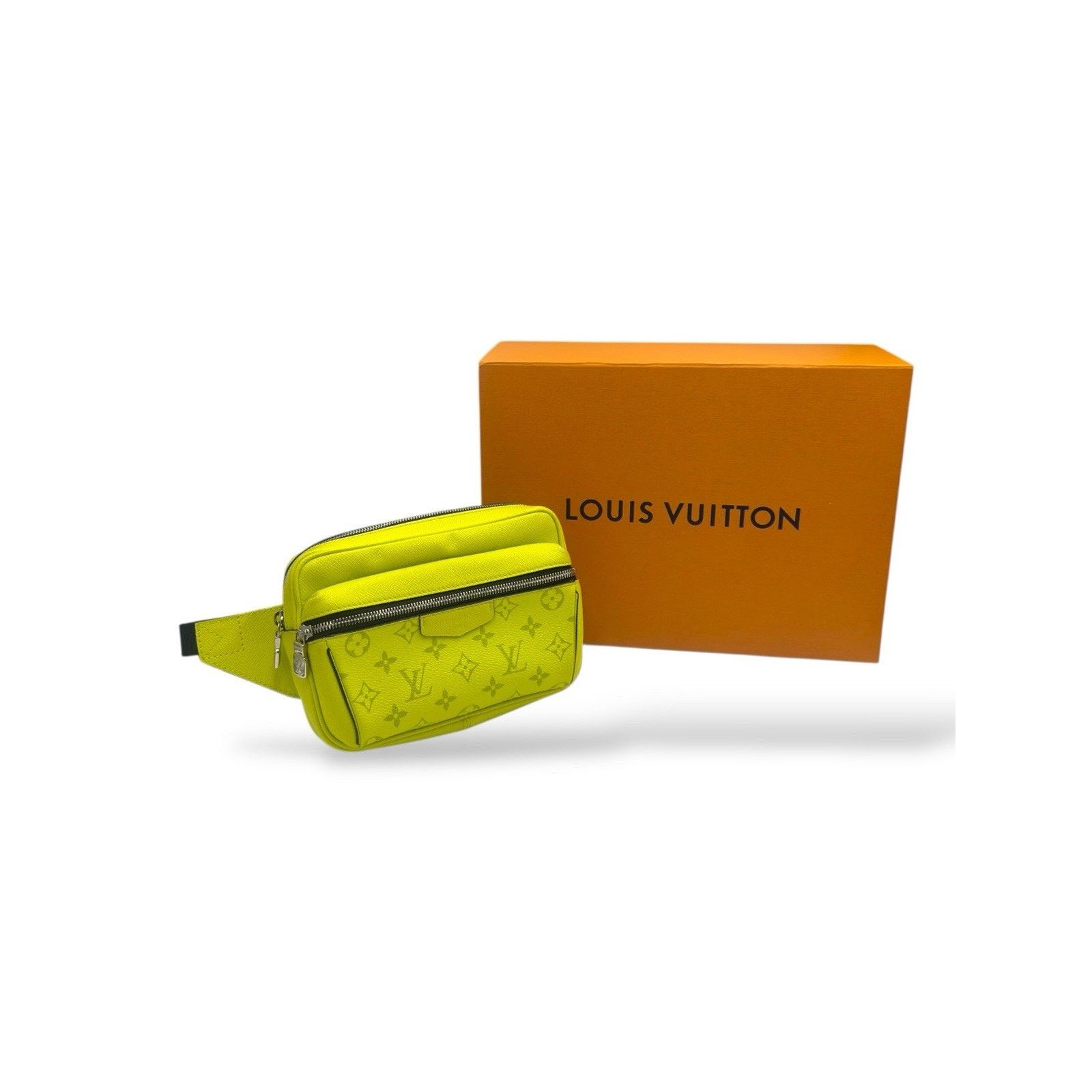 Louis Vuitton Discovery Waist Bag Bum Bag Jaune Monogram Eclipse Neon Size ONE SIZE - 2 Thumbnail
