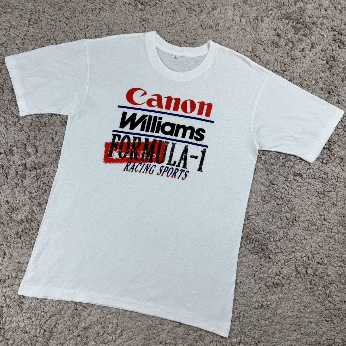 Formula 1 Vintage Promo Canon Williams Racing Sport Formula 1 T-shirt Size US L / EU 52-54 / 3 - 4 Thumbnail