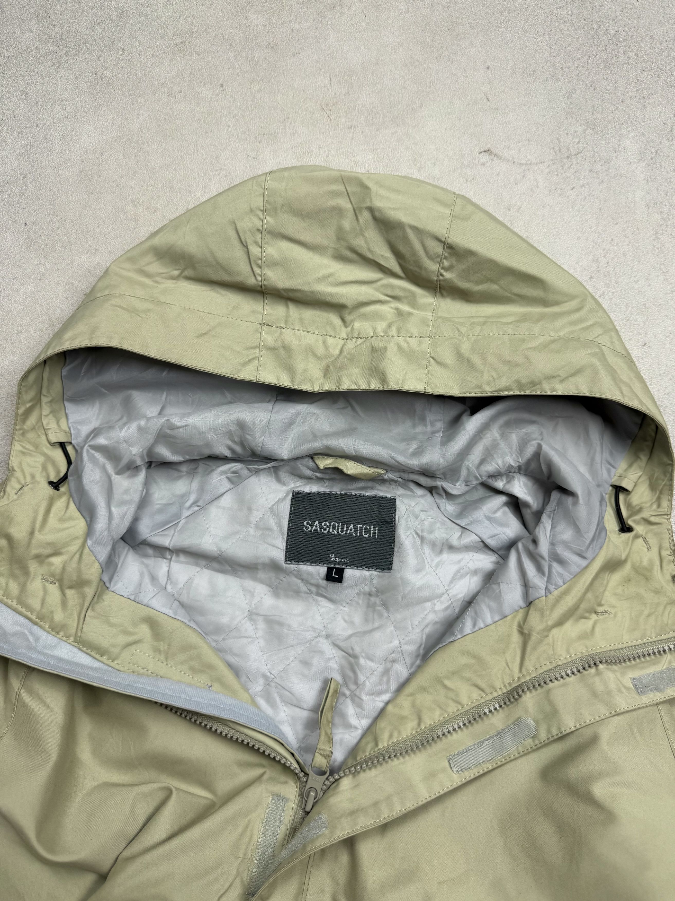 Japanese Brand Sasquatch Techwear Minimalist Beige Anorak Pullover Jacket Size US L / EU 52-54 / 3 - 7 Thumbnail