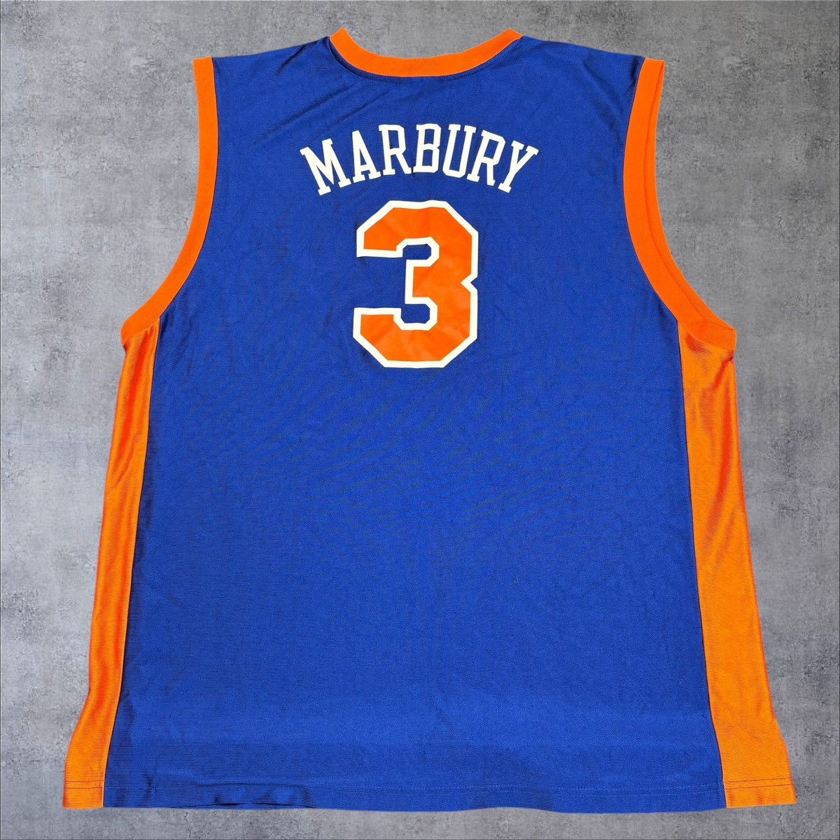 Vintage Vintage Stephon Marbury Knicks Jersey Size US XXL / EU 58 / 5 - 2 Thumbnail