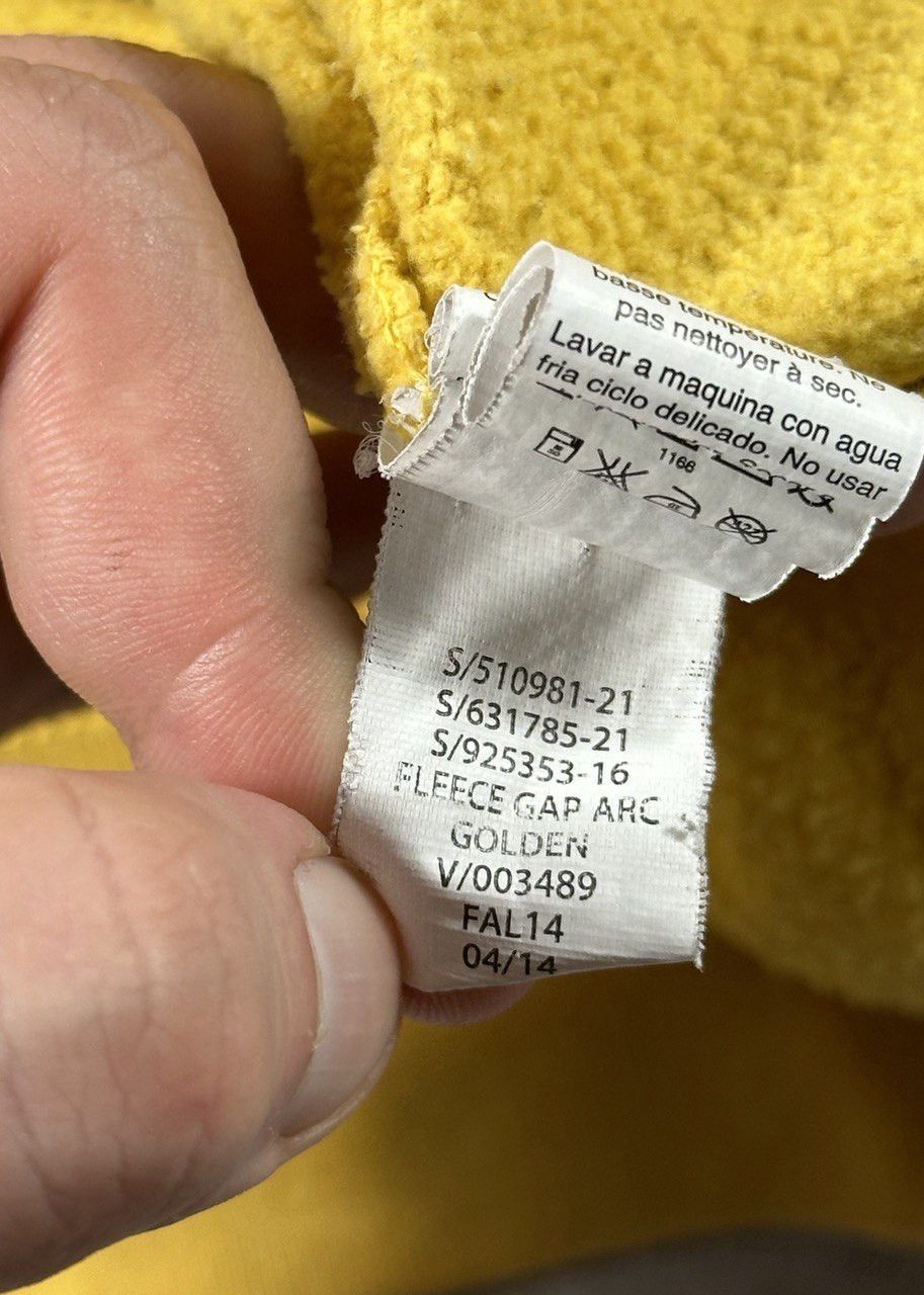 Gap Vintage Gap Classic Logo Hoodie Yellow Size US S / EU 44-46 / 1 - 8 Thumbnail