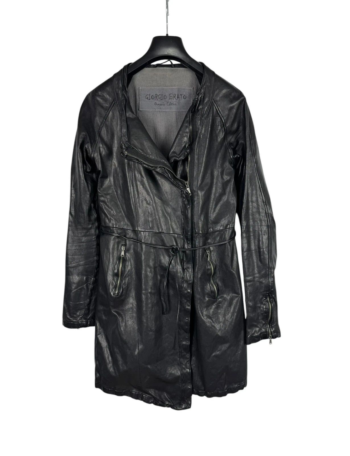 Giorgio Brato Giorgio Brato Genuine Leather Jacket Organic Edition size 42 Size M / US 6-8 / IT 42-44 - 14 Thumbnail