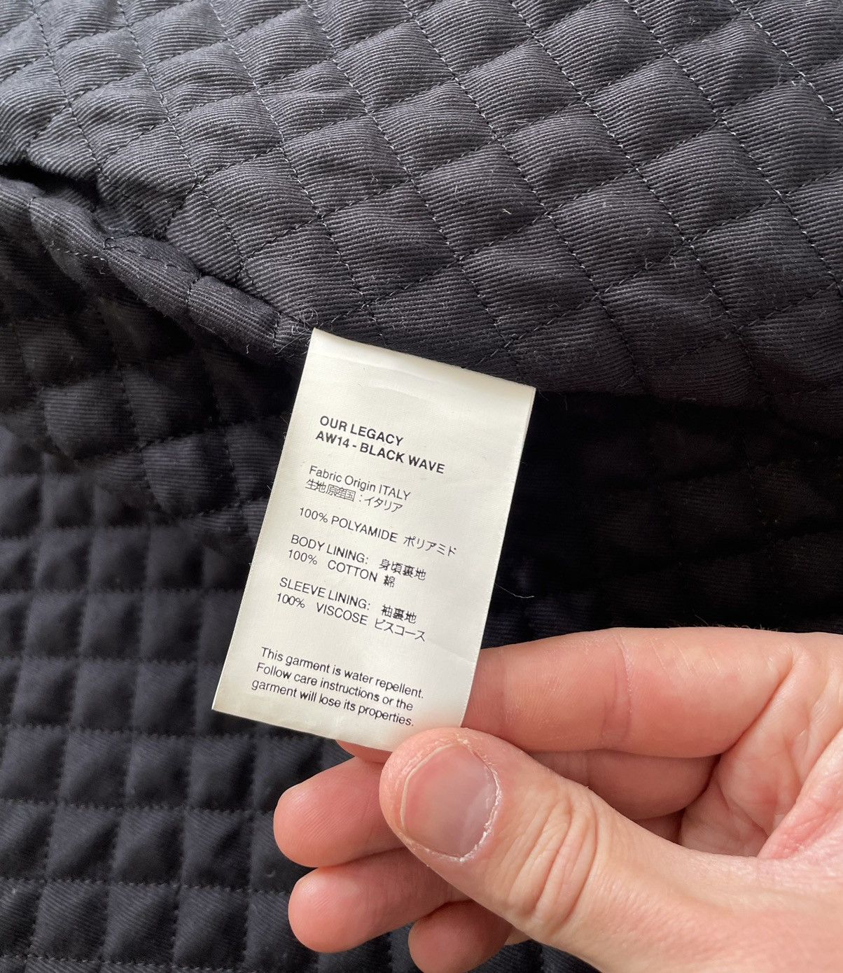 Our Legacy A/W 14 ‘Black Wave’ Nylon Parka Size US M / EU 48-50 / 2 - 12 Thumbnail