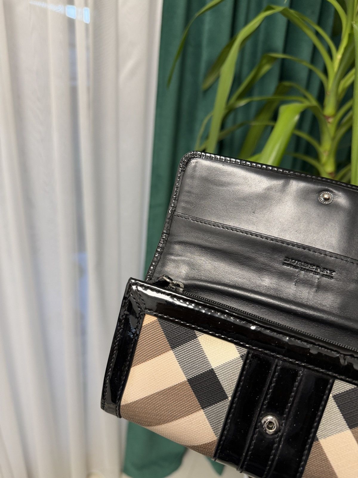 Burberry Vintage Burberry Clutch Wallet Plaid 90s Size ONE SIZE - 7 Thumbnail
