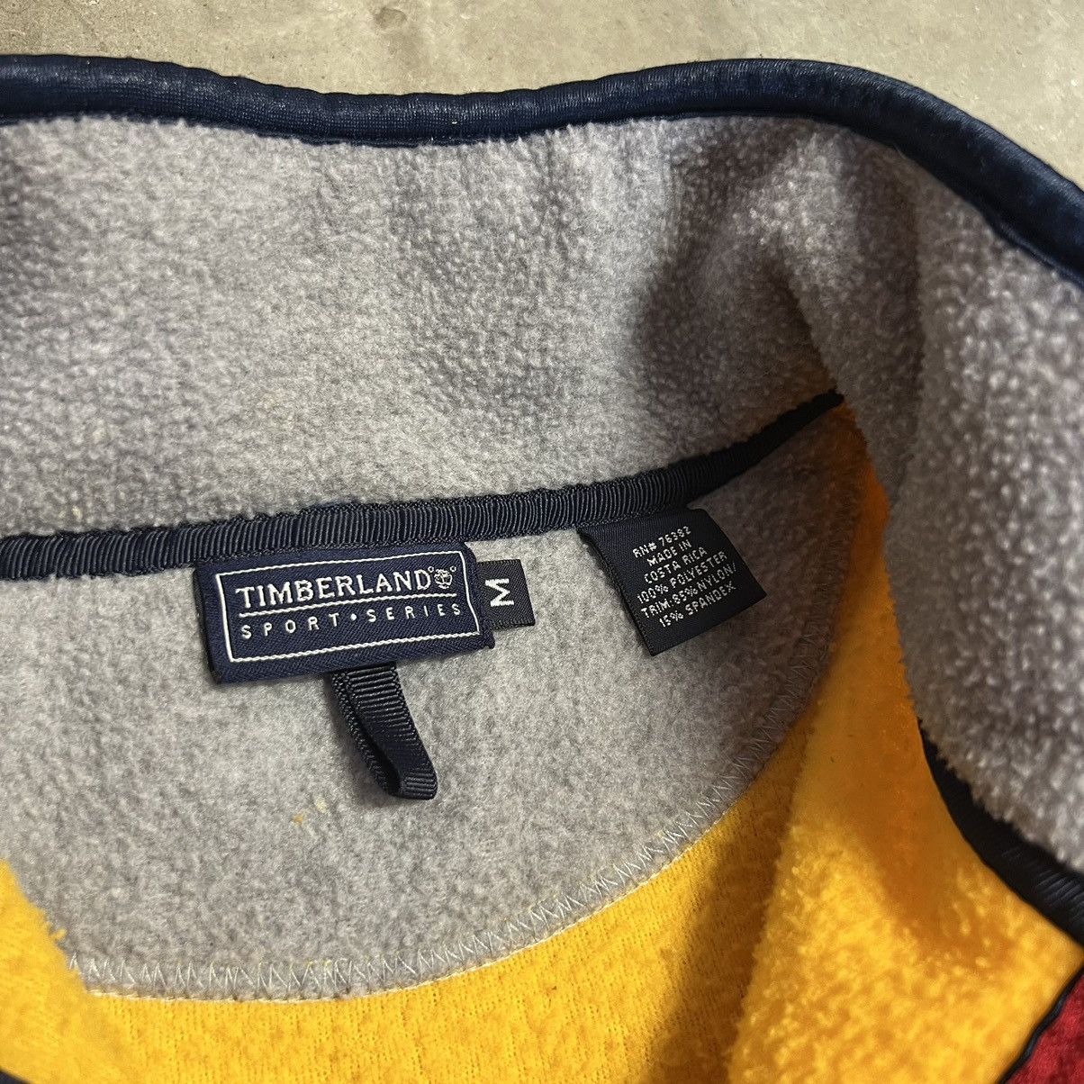 Timberland VTG 90s Timberland Sport Series 1/2 Zip Fleece Sweater Size US M / EU 48-50 / 2 - 5 Thumbnail
