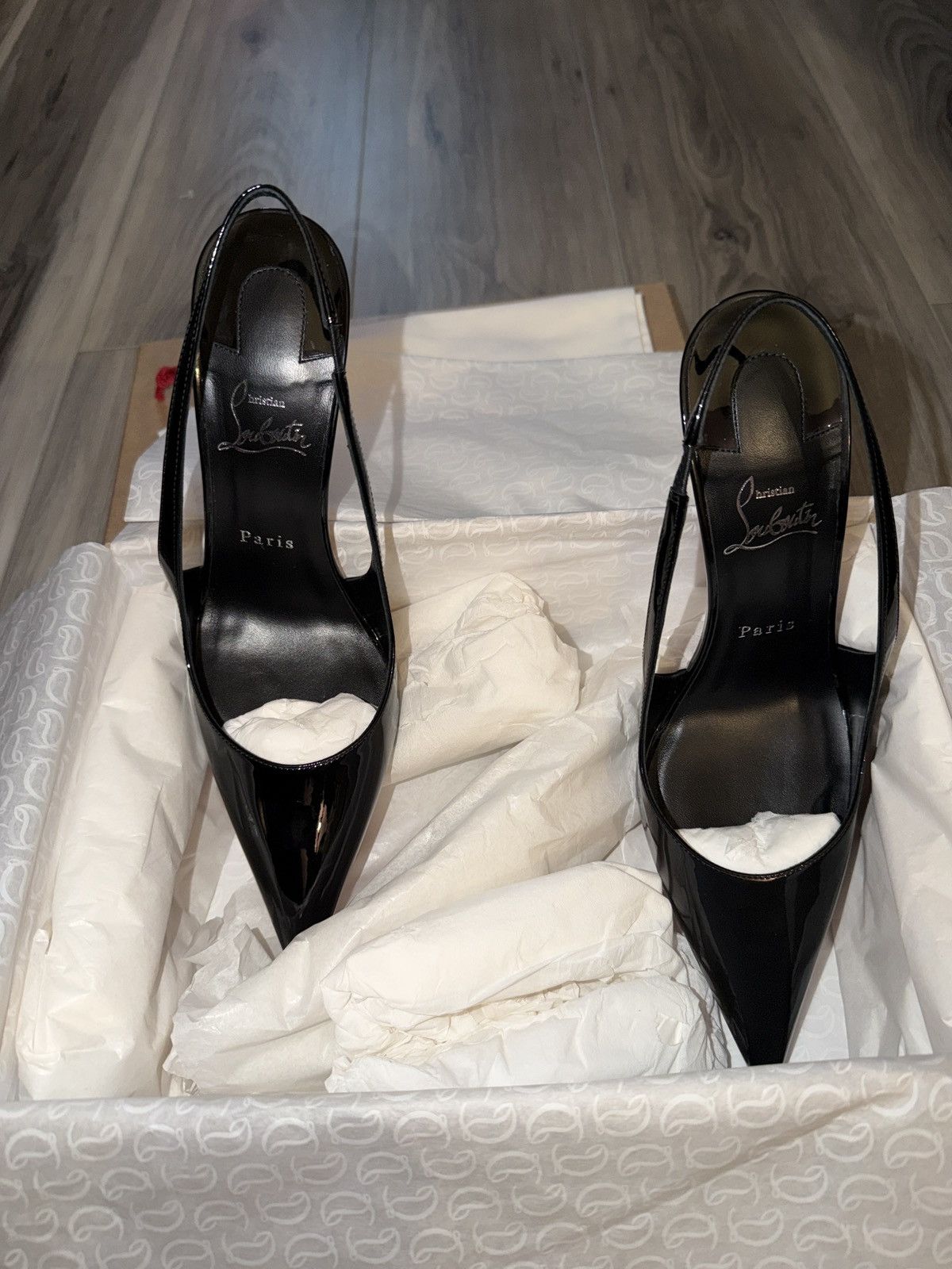 Christian Louboutin Christian Louboutin Miss Z Slingback 100 Heels Size US 9 / IT 39 - 4 Thumbnail