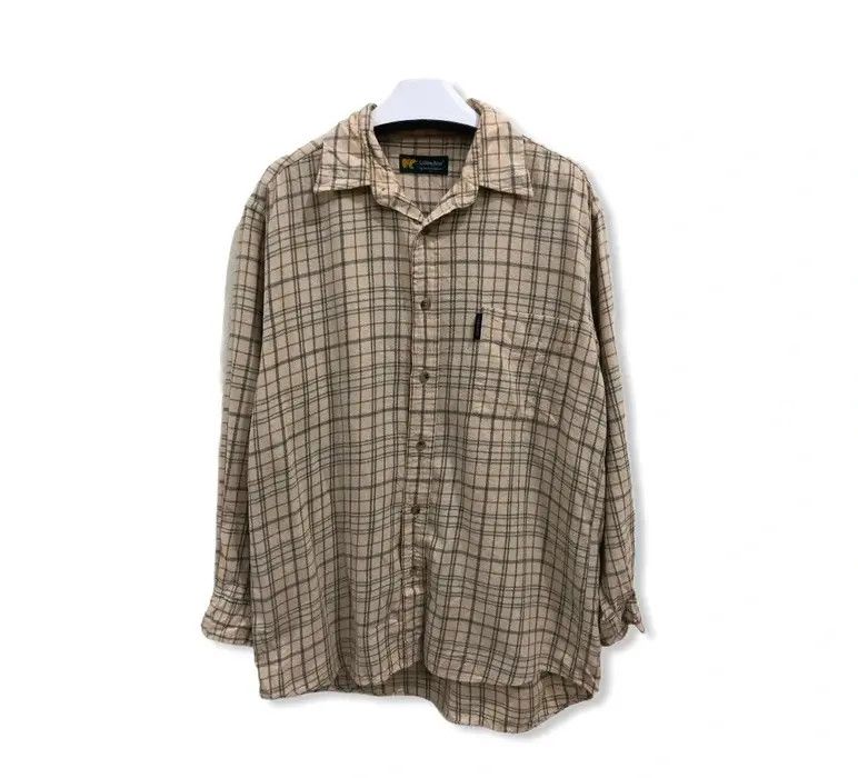 Golden Bear Vintage Golden Bear Plaid Tartan Flannel Shirt 👕 Size US M / EU 48-50 / 2 - 1 Thumbnail
