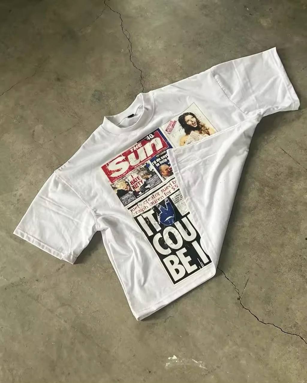 Japanese Brand × Vintage 90s cotton short-sleeve T-shirt. Size US L / EU 52-54 / 3 - 2 Thumbnail