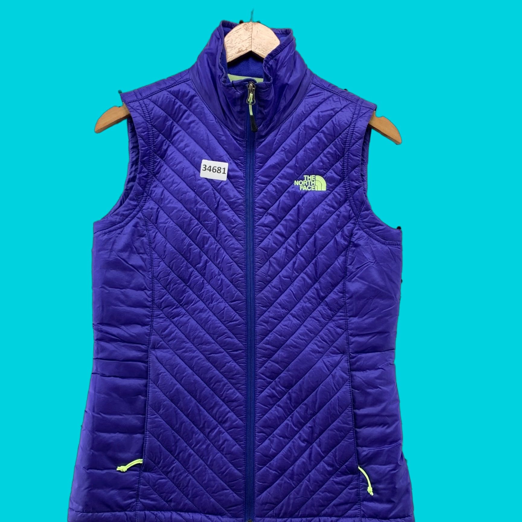 The North Face The North Face Puffer Vest Jacket Womens Small Purple Quilted 17.5x26 Blue | The North Face Quilted Vest Jacket Womens Small Purple Blue 17.5x26 Size S / US 4 / IT 40 - 1 Thumbnail