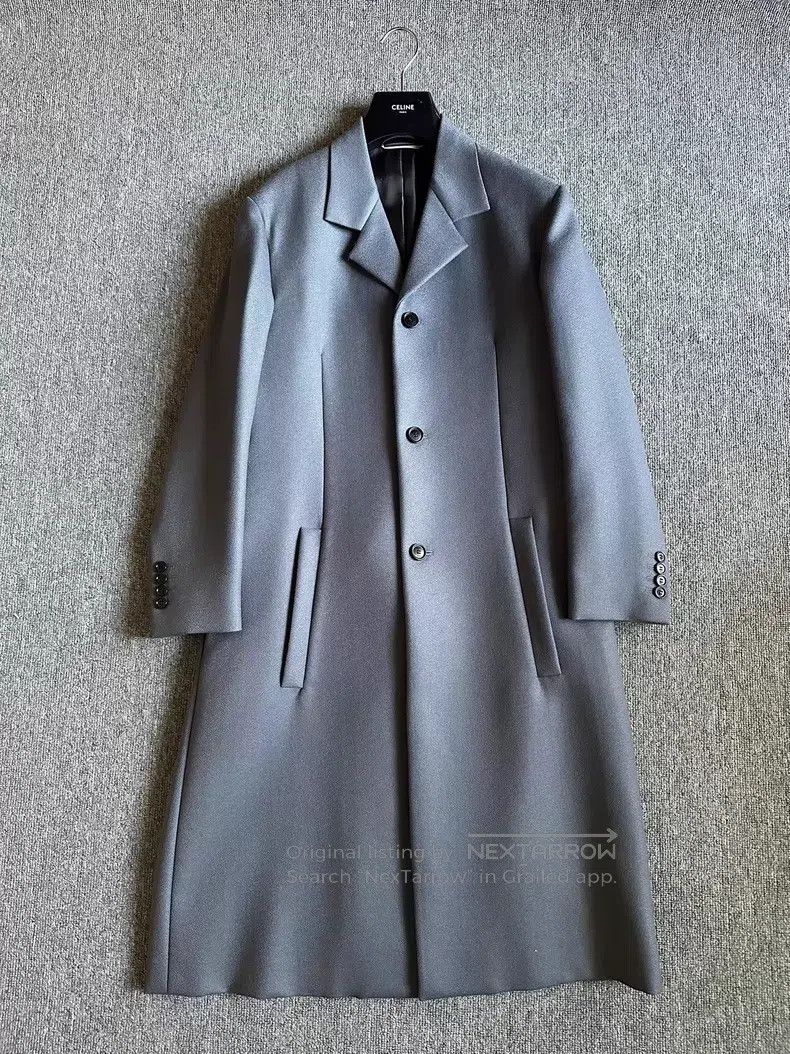 Dior Dior 20ss haze blue woollen coat Size US M / EU 48-50 / 2 - 1 Thumbnail