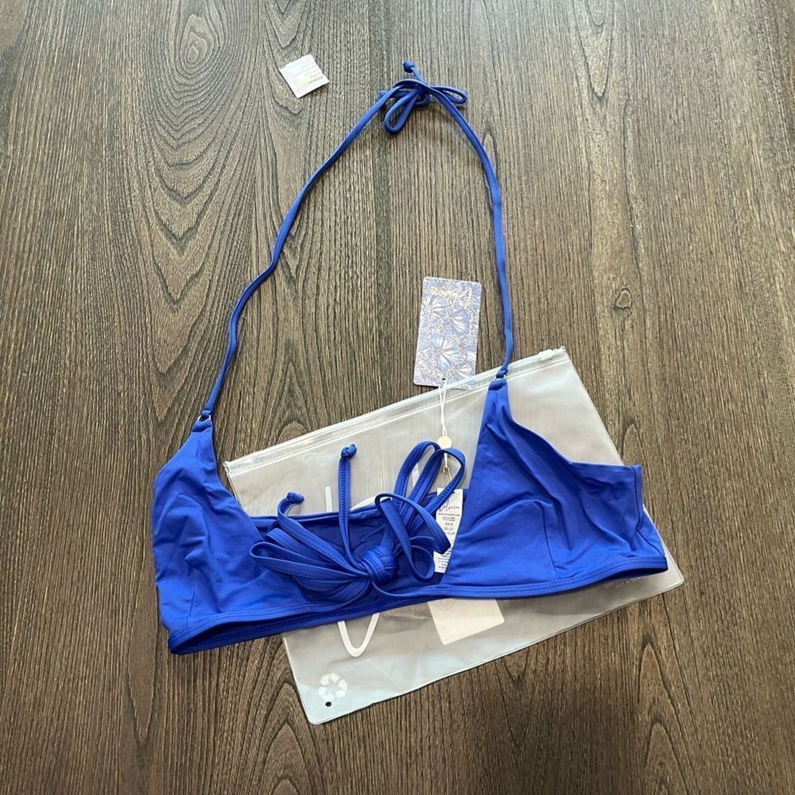 Vintage NWT Toluca Amina Bikini Top Waist Wrap Triangle Hydra XS/S Size ONE SIZE - 1 Thumbnail