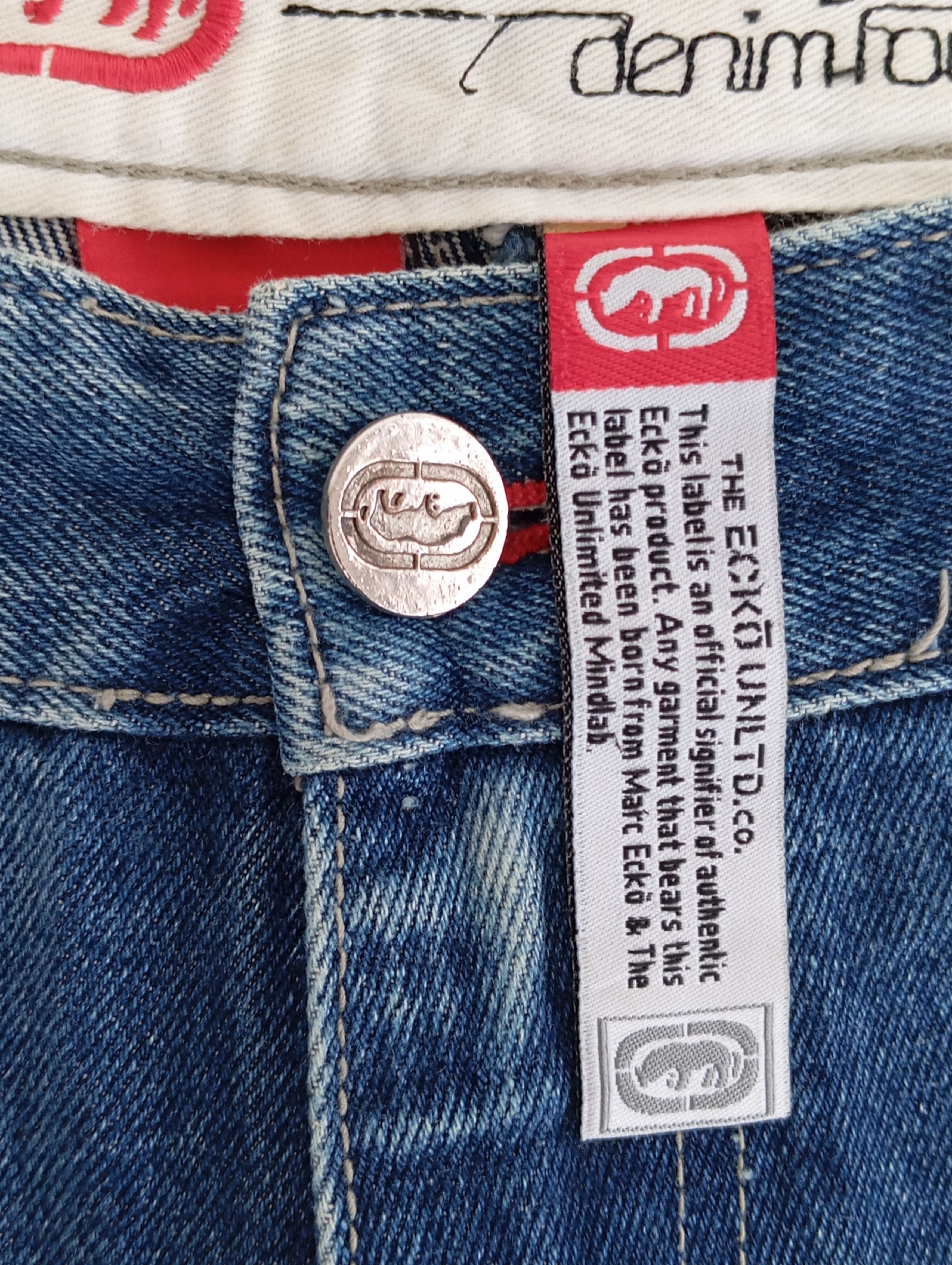 Ecko Unltd. × Japanese Brand Ecko Distresses Denim with stain Size US 38 / EU 54 - 4 Thumbnail