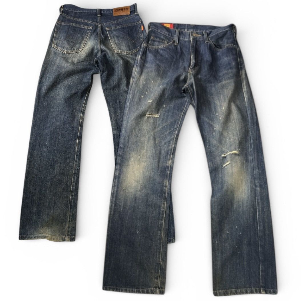If Six Was Nine 🔥🇯🇵 Archive Vintage Edwin 603 US Classic Jeans Denim W28 Size US 29 - 1 Thumbnail