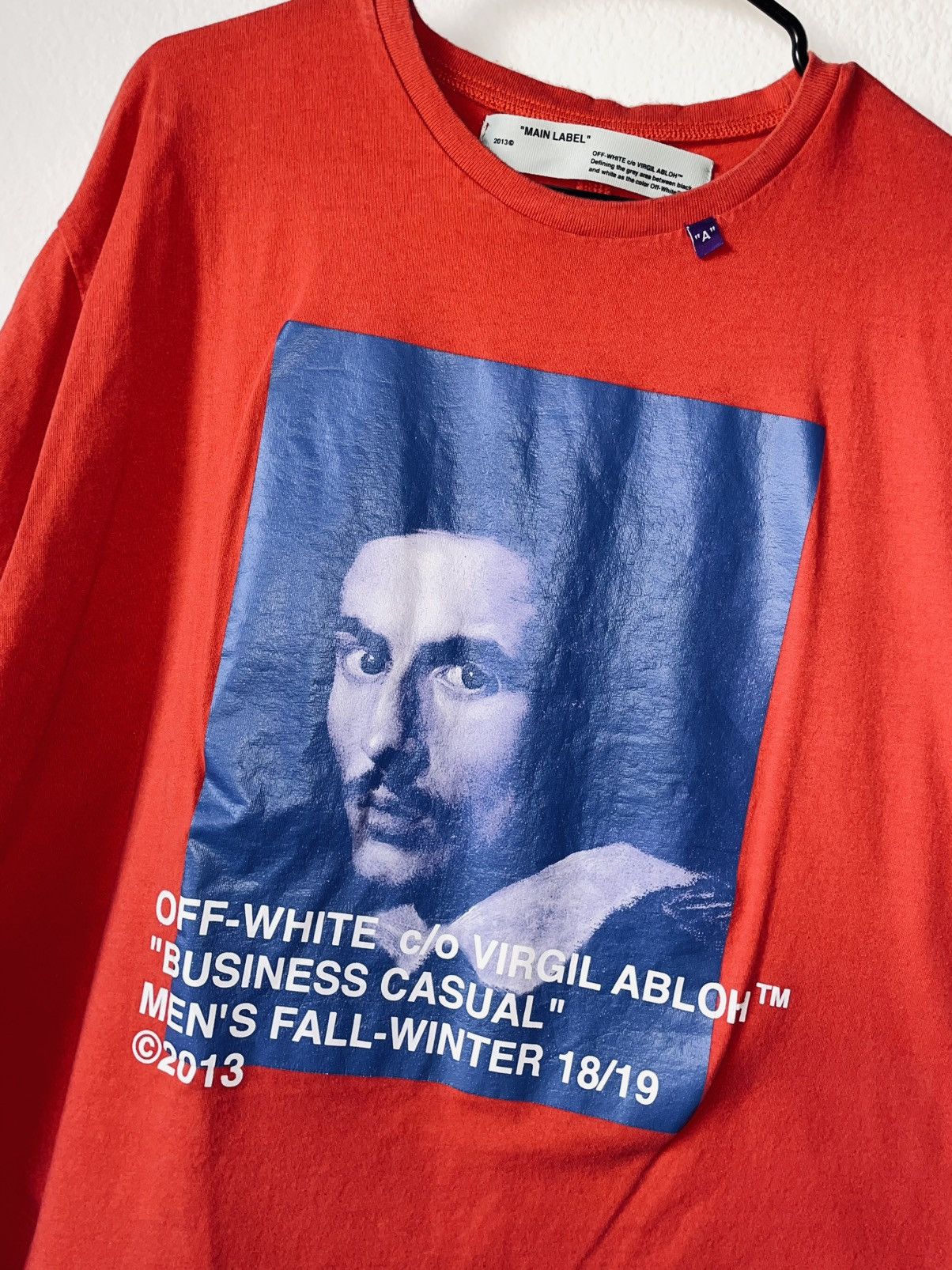 Off-White × Virgil Abloh Off White 2019 “Business Casual” tee Size US XL / EU 56 / 4 - 3 Thumbnail