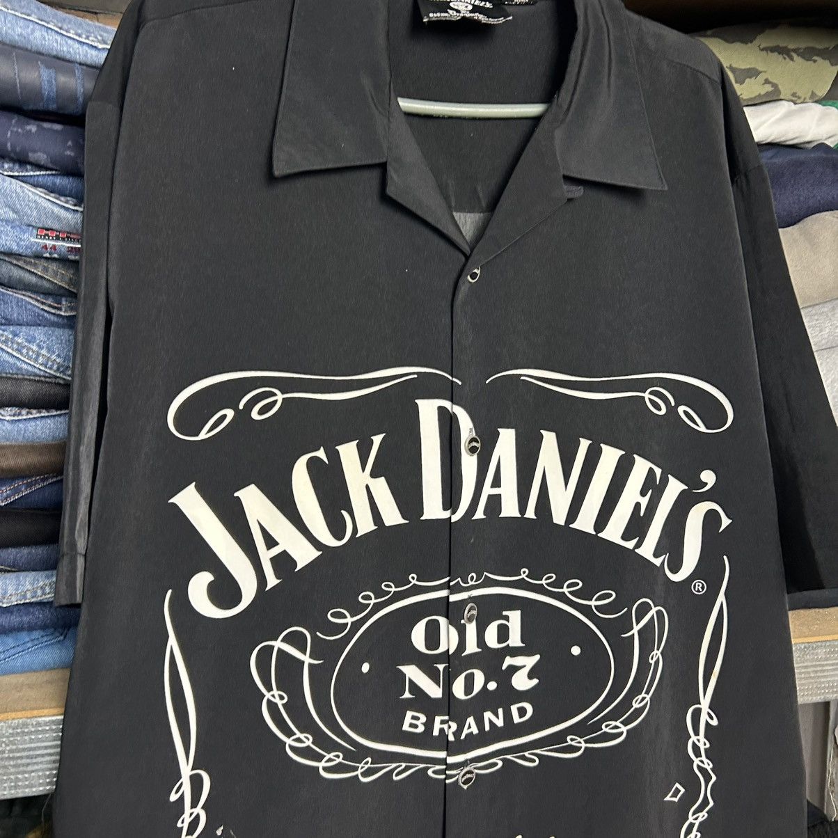 Vintage Vintage Jack Daniels 2005 Graphic overprinted button shirt Size US XL / EU 56 / 4 - 2 Thumbnail