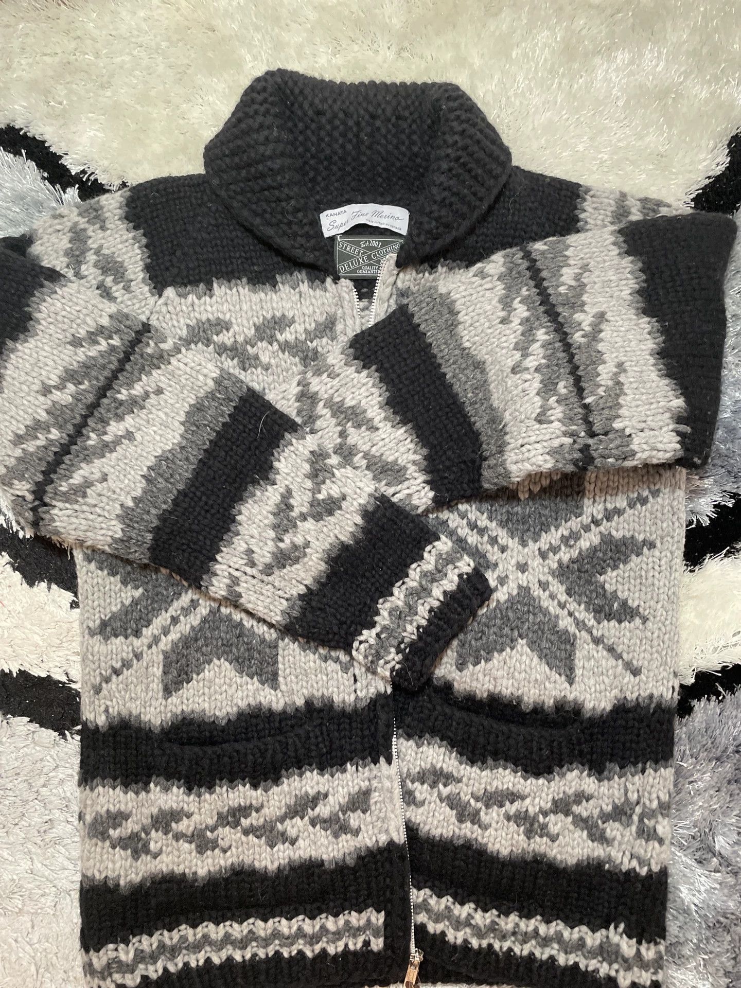Japanese Brand Kanata Co-branded Limited Wool Sweater Size US M / EU 48-50 / 2 - 1 Thumbnail