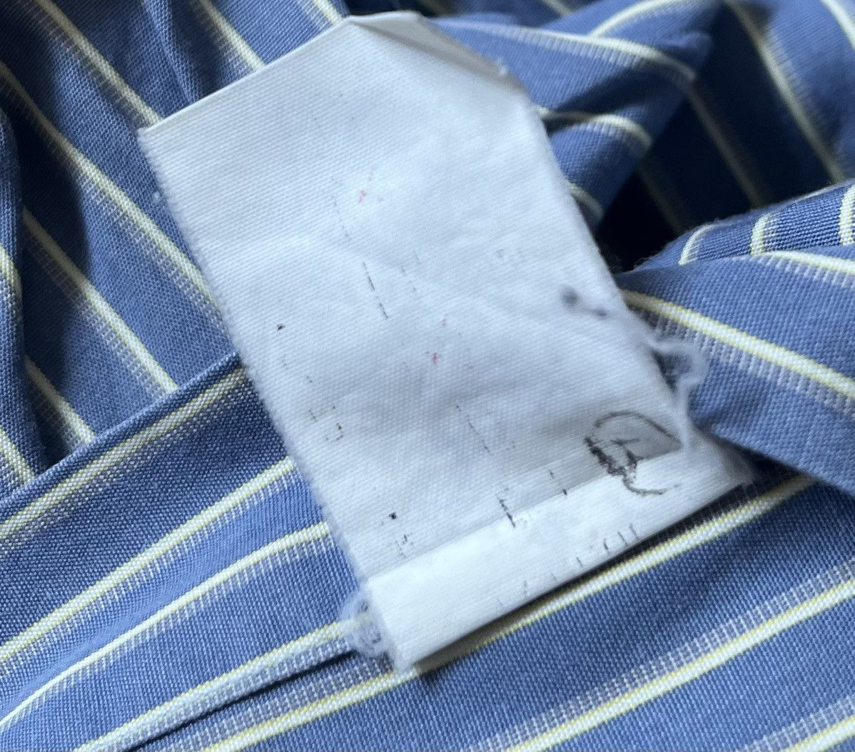 Issey Miyake Vintage issey miyake design studio striped blue button up Size US M / EU 48-50 / 2 - 4 Thumbnail