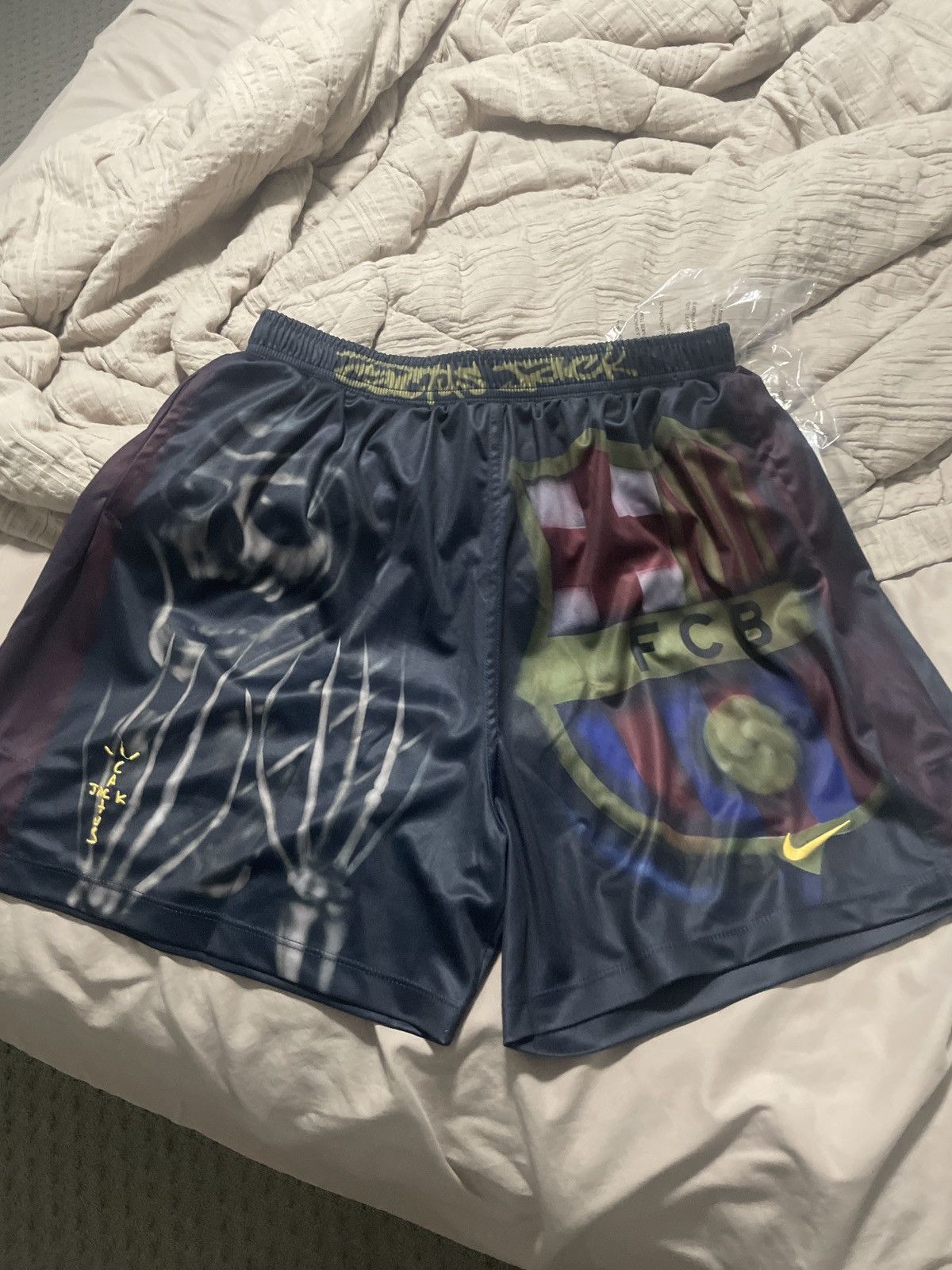 Nike × Travis Scott Cactus Jack x FC Barcalona home shorts