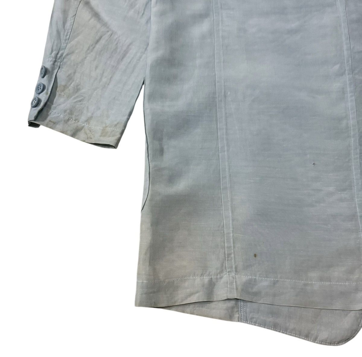 Yohji Yamamoto Vintage Workshop By Yohji Yamamoto Casual Gabadine Jacket Size US M / EU 48-50 / 2 - 12 Thumbnail