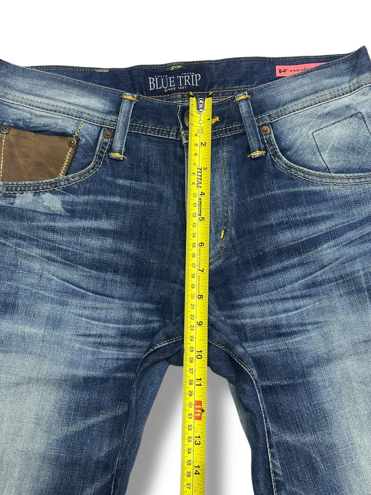 Edwin Flare Vintage Edwin BlueTrip Japan Flare Bootcut ThunderWash Size US 31 - 18 Thumbnail