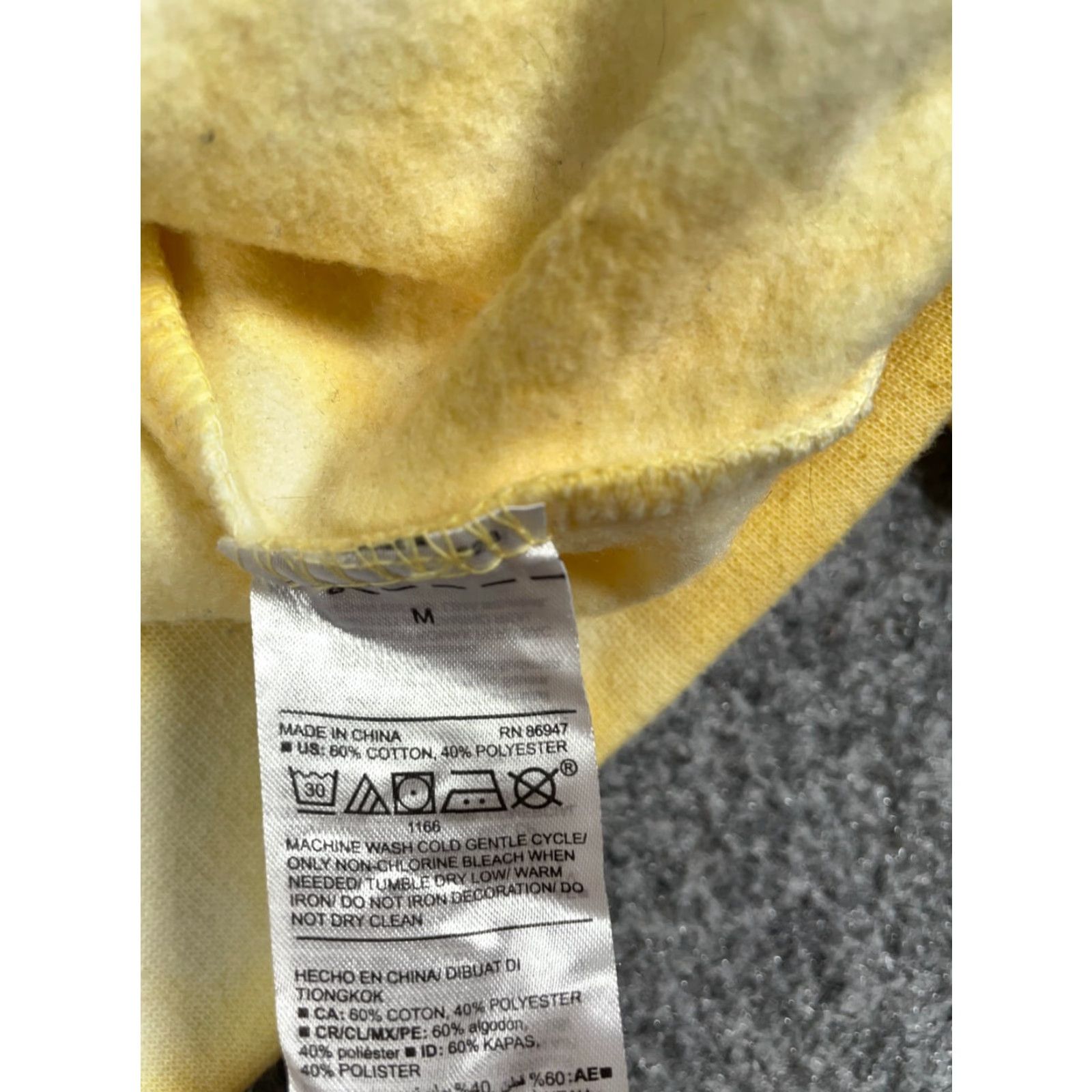 Vintage National Geographic Society Sweatshirt Shirt Adult Medium Yellow Tie Dye Crew Size US M / EU 48-50 / 2 - 7 Thumbnail
