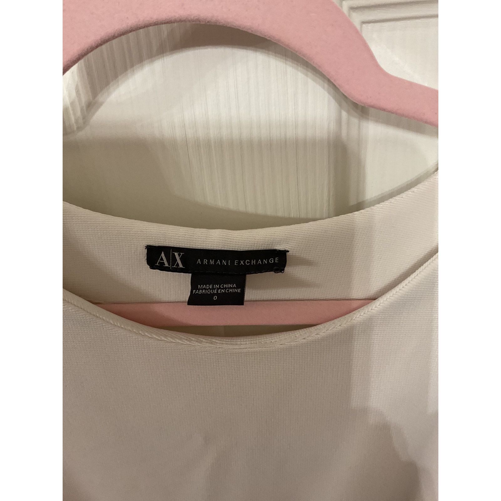 Armani Exchange Armani Exchange Bodycon Mini Black/Silver Exposed Zipper,0 Size XS / US 0-2 / IT 36-38 - 4 Thumbnail
