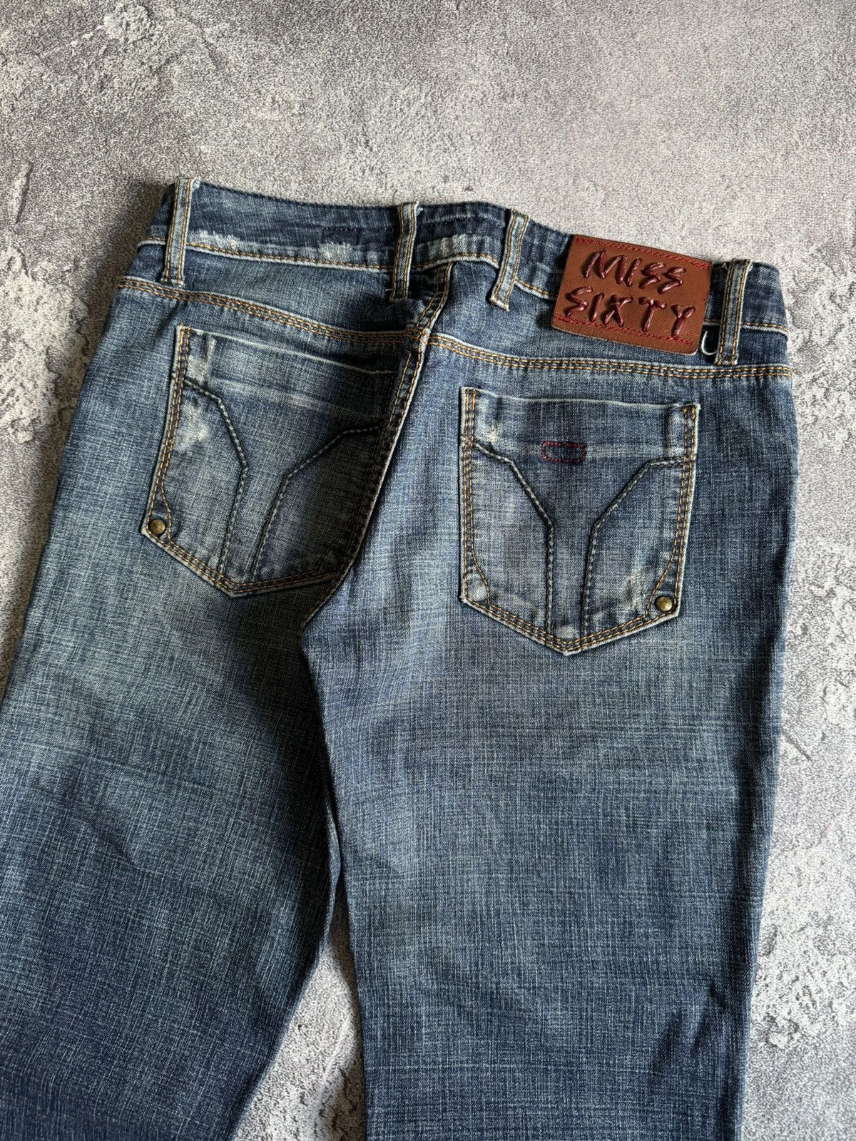 Miss Sixty Miss Sixty Eden 29size avantgarde jeans pants trousers y2k Size 29" - 3 Thumbnail
