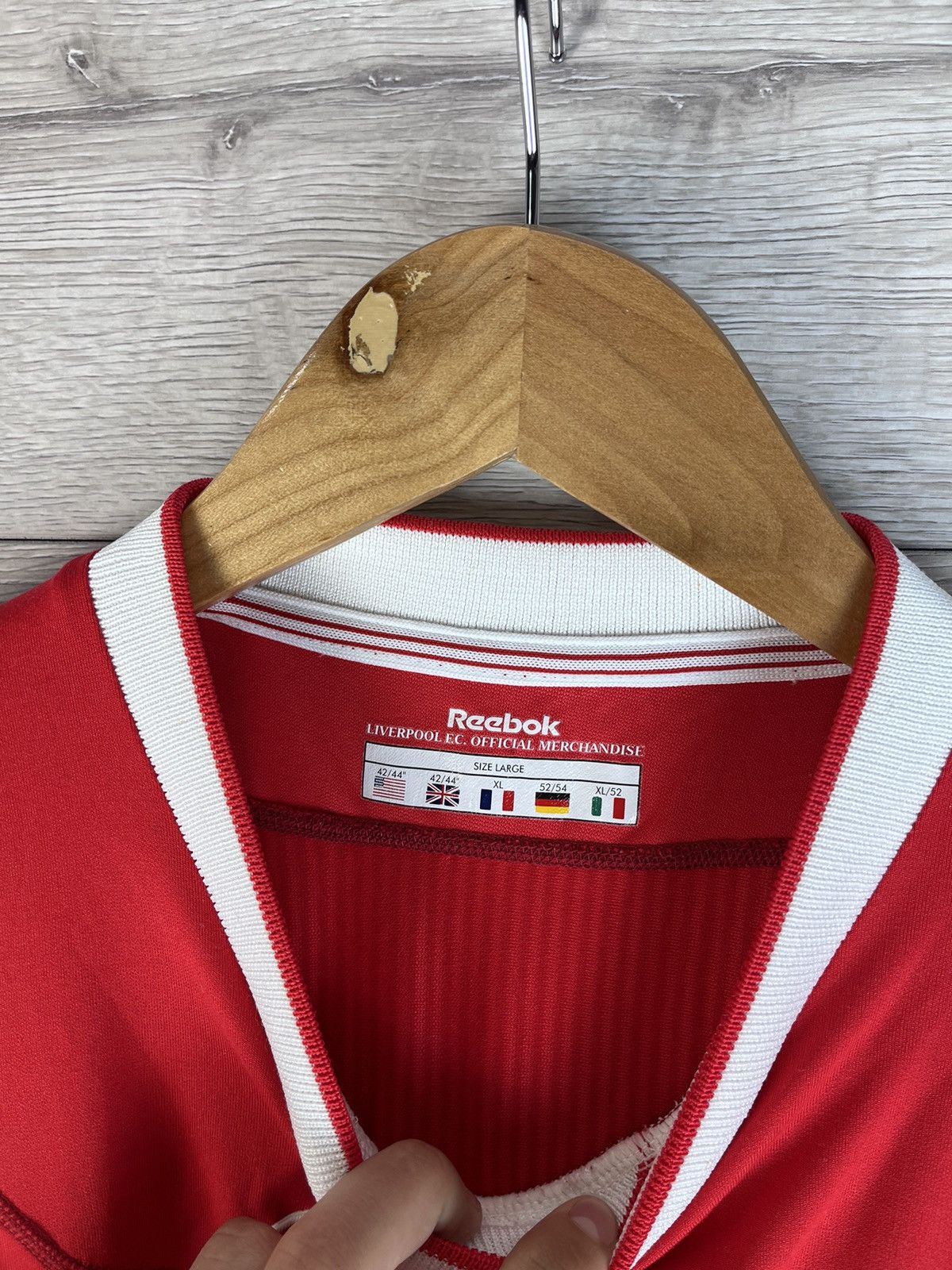 Reebok Vintage men's soccer jersey Reebok FC Liverpool size Xl 8/9s Size US XL / EU 56 / 4 - 6 Thumbnail