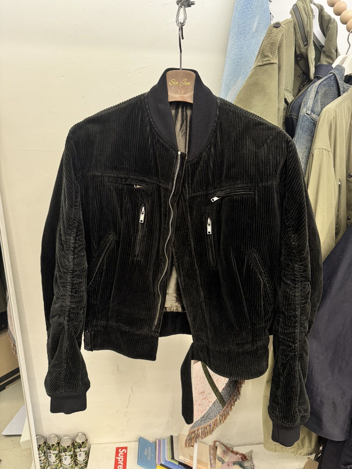 Haider Ackermann Haider ackermann aw14 og corduroy bomber jacket Size US S / EU 44-46 / 1 - 1 Thumbnail