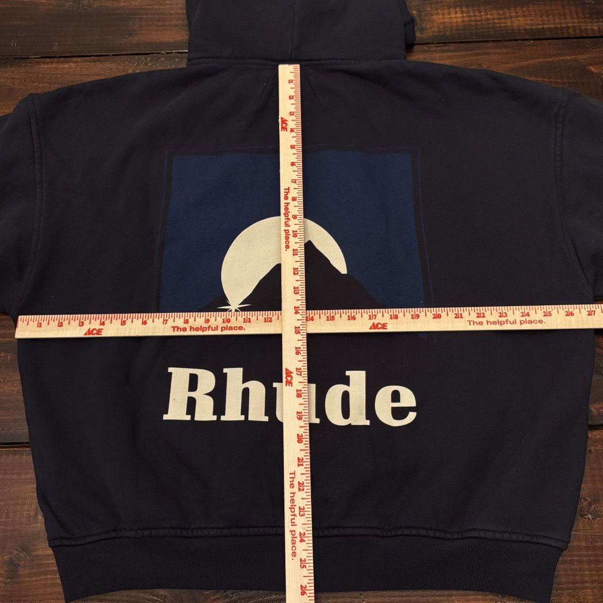 Rhude Rhude Moonlight Zip Up Hoodie Size US XL / EU 56 / 4 - 9 Thumbnail
