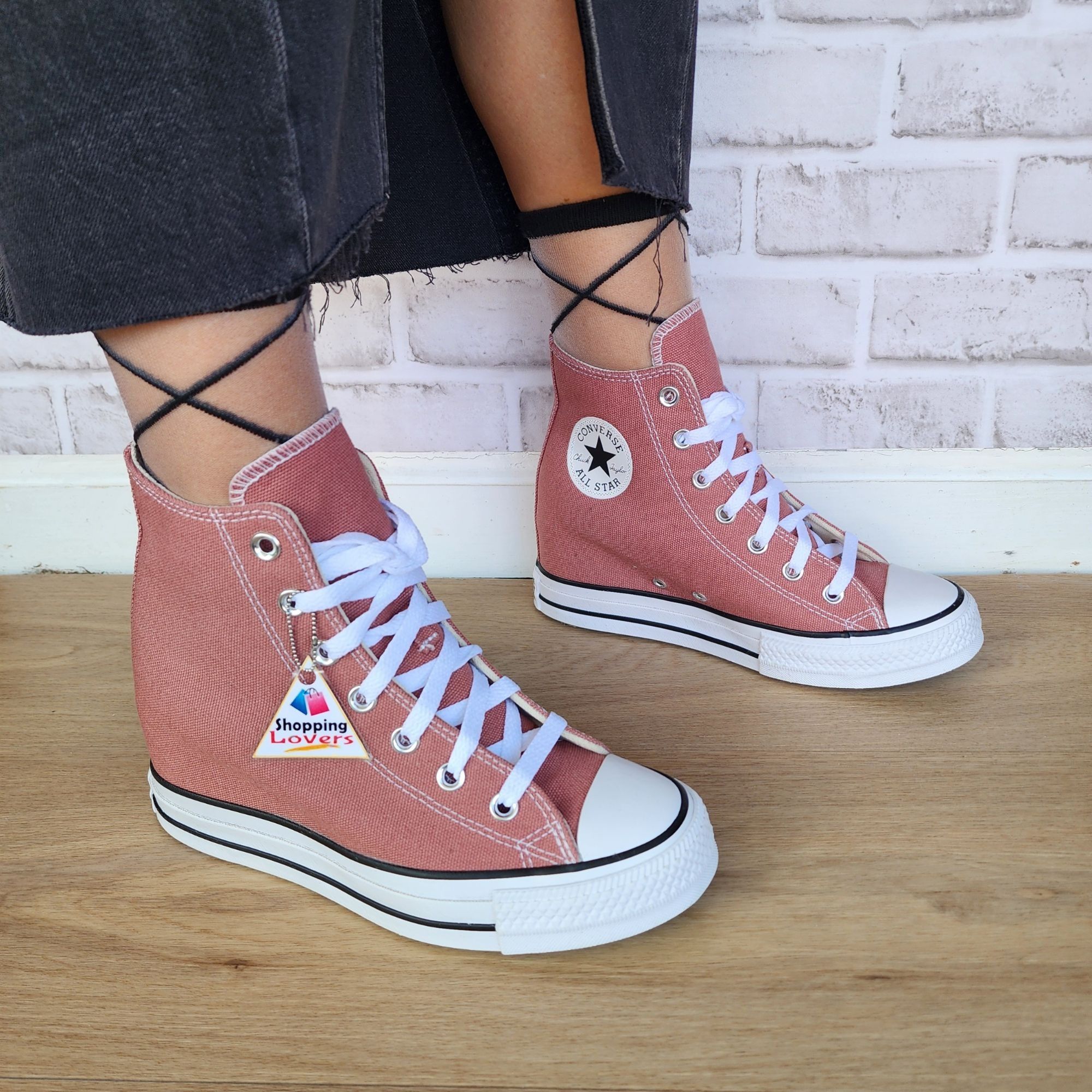 Converse ⭐Converse Chuck Taylor Wedge Platform Sz 7.5 Women's shoes S Size US 7.5 / IT 37.5 - 1 Thumbnail