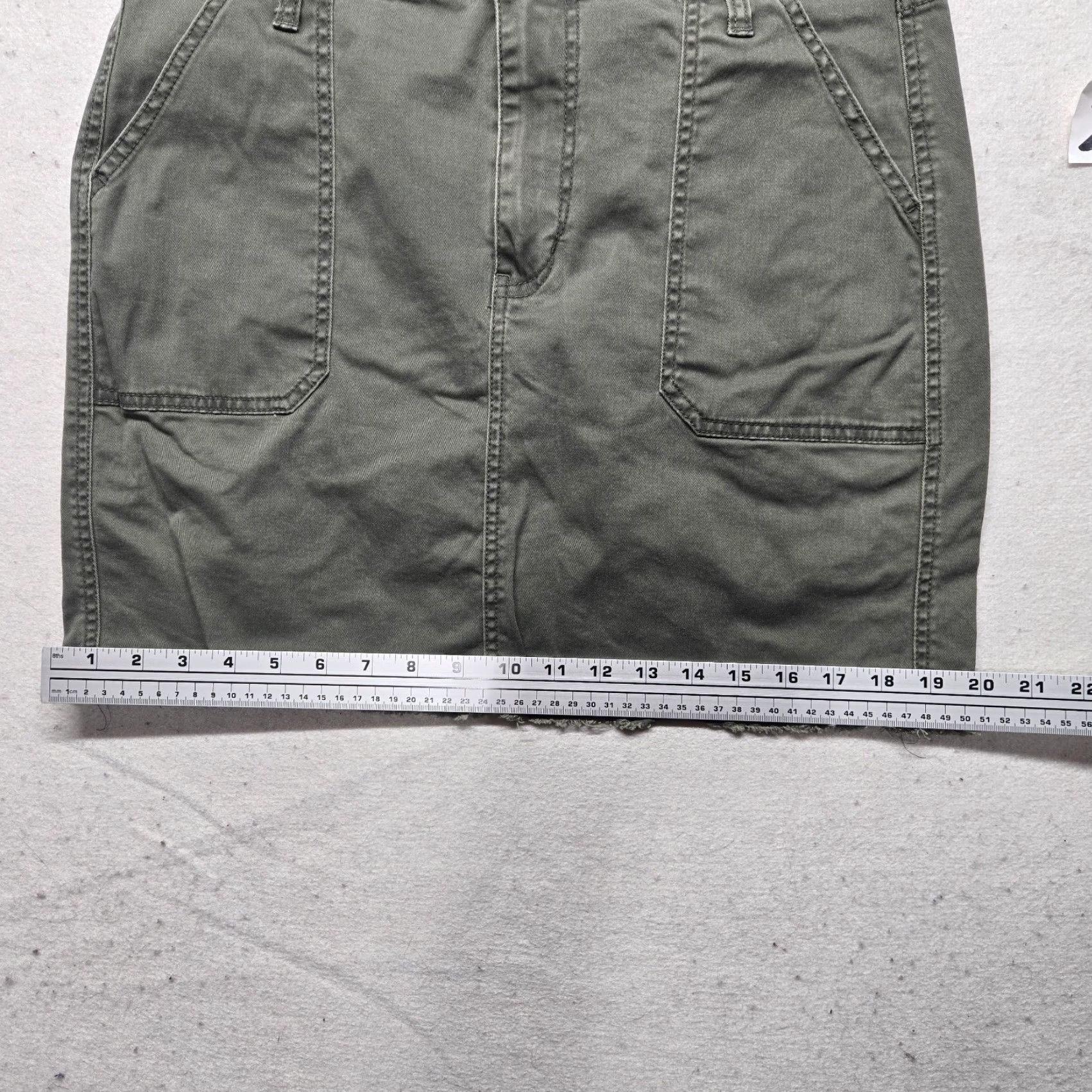 Vintage Universal Thread Skirt Adult Women 12 Black Denim Mini Short Vintage No Size 34" / US 12 / IT 48 - 5 Thumbnail
