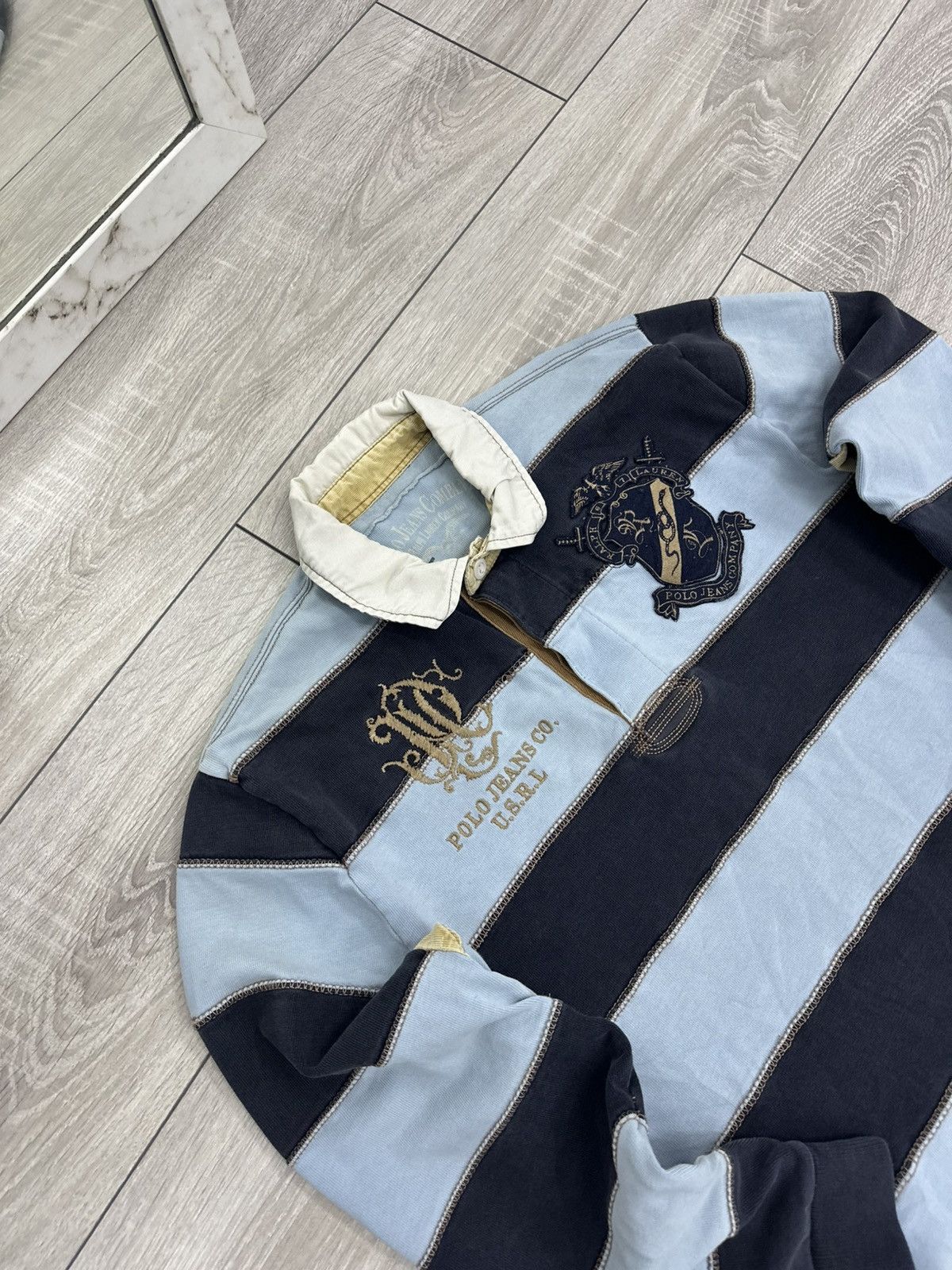 Polo Ralph Lauren Polo Ralph Lauren Vintage 90s Rugby Polo Longsleeve Size US M / EU 48-50 / 2 - 4 Thumbnail
