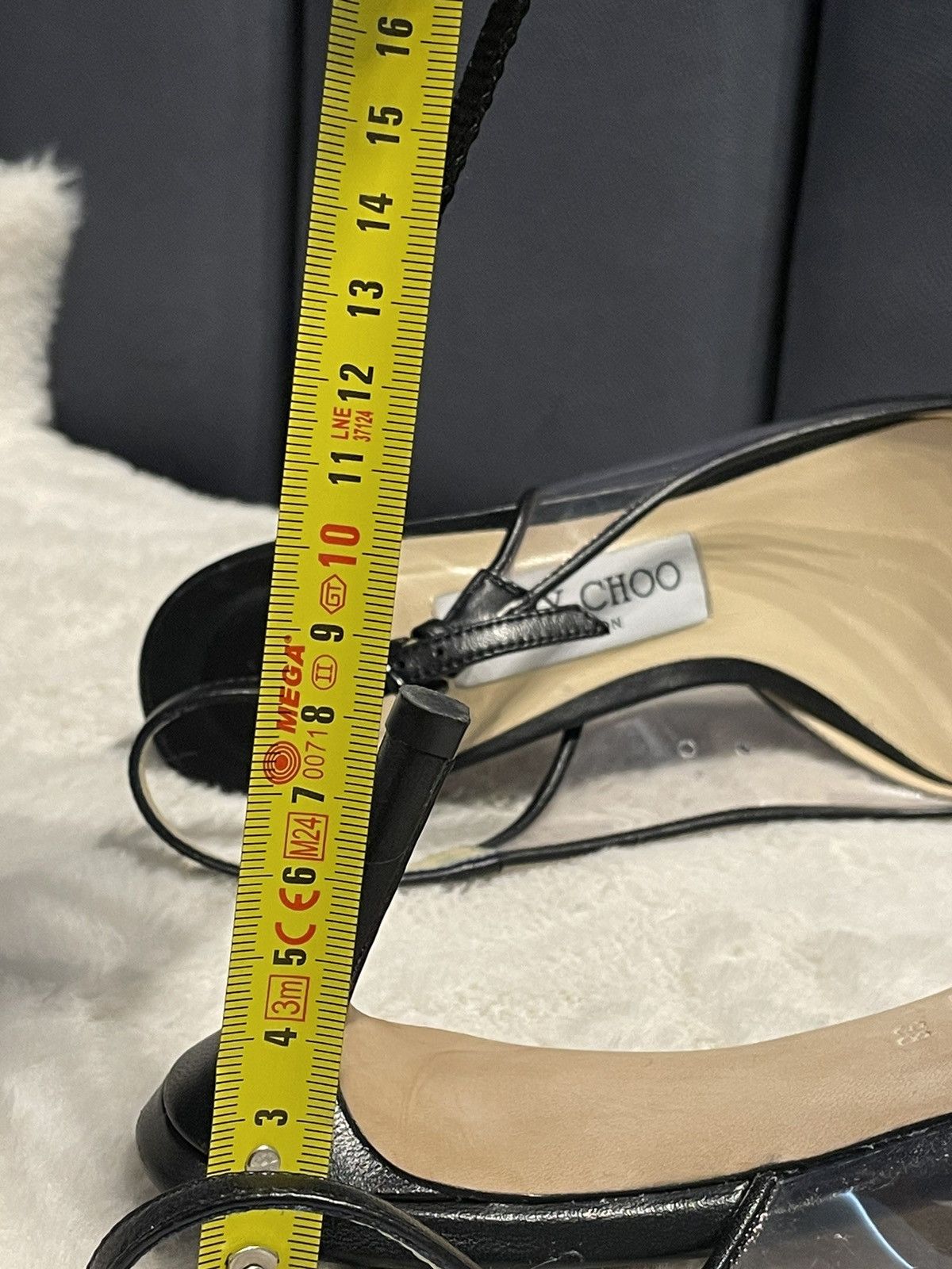 Jimmy Choo JIMMY CHOO Erin 60 leather slingbacks Size US 8 / IT 38 - 17 Thumbnail