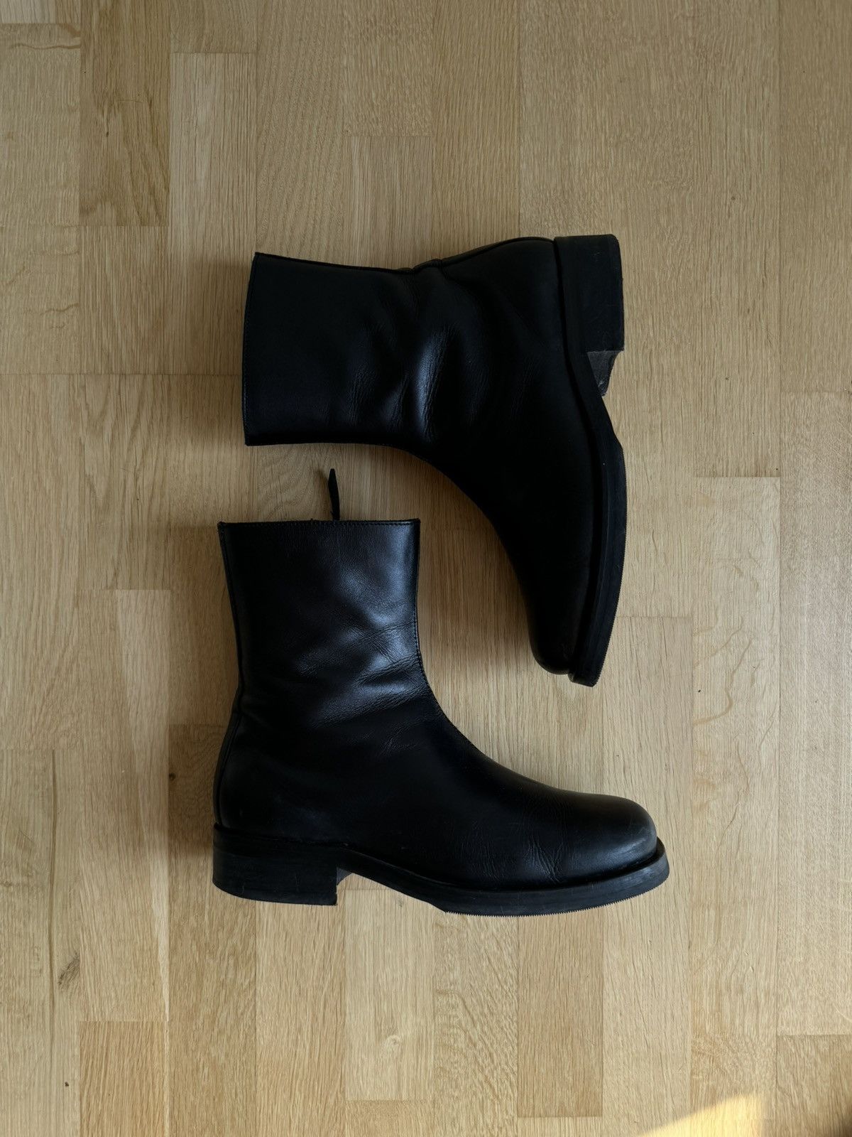 OUR LEGACY Camion boots 確実正規品 OUR LEGACY Camion Leather Boots | Green | FARFETCH