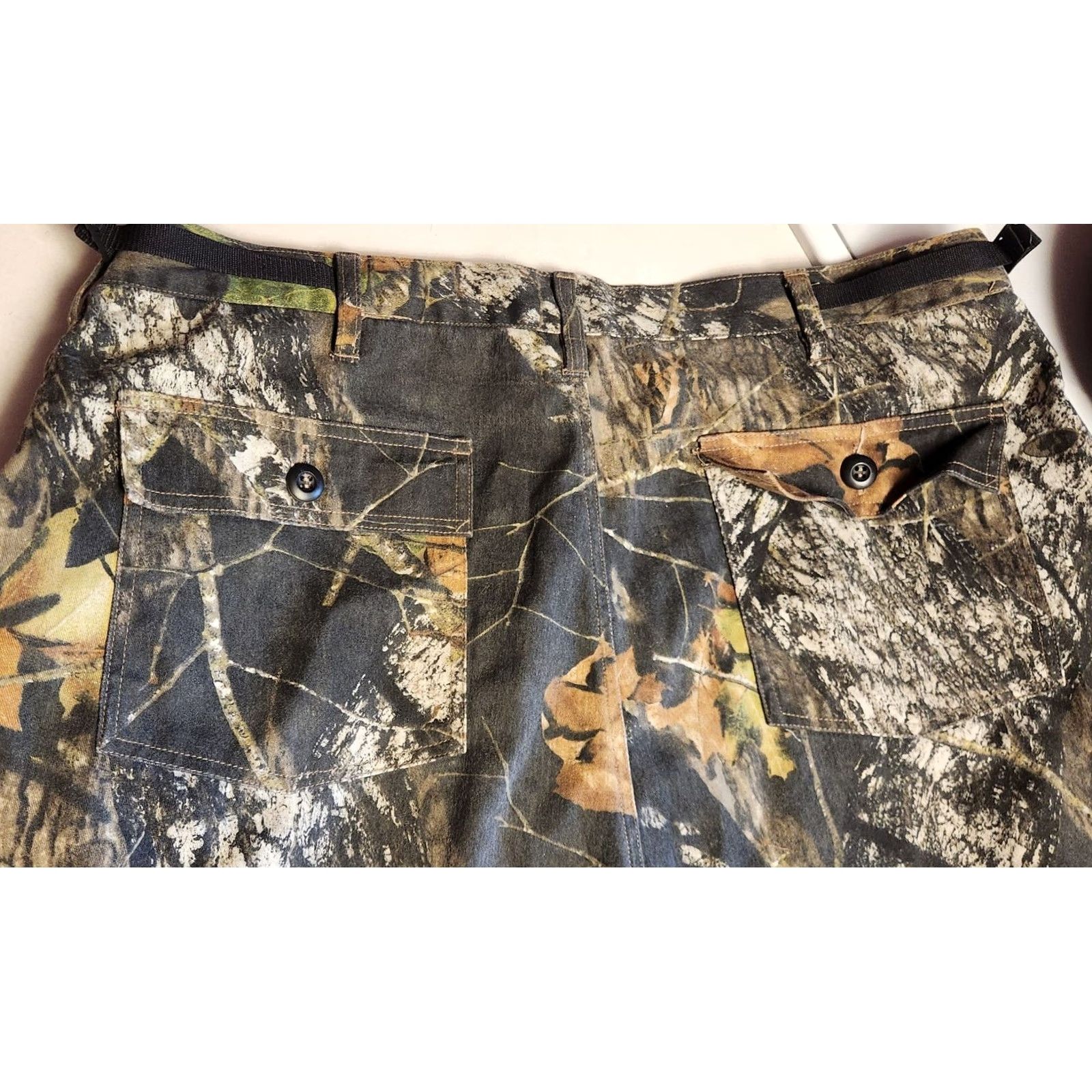 Vintage VINTAGE Mossy Oak Field Staff Camo Pants Mens XL 38x32 Break Up Utility Cargo Rise High VTG Size US 36 / EU 52 - 4 Thumbnail
