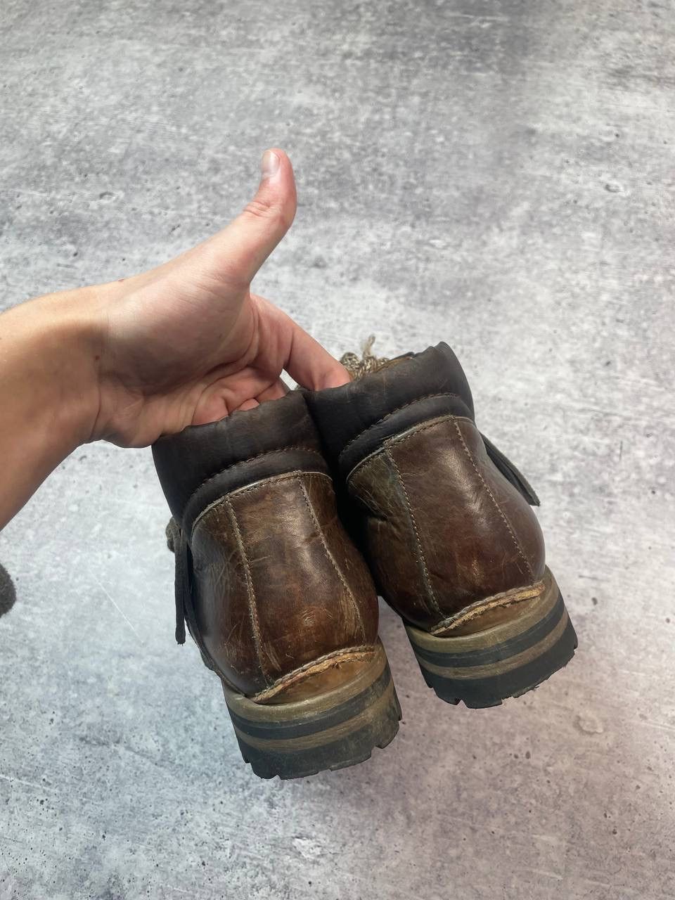 Santoni Vintage Santoni Hiking Leather Boots Y2K Size US 9.5 / EU 42-43 - 6 Thumbnail