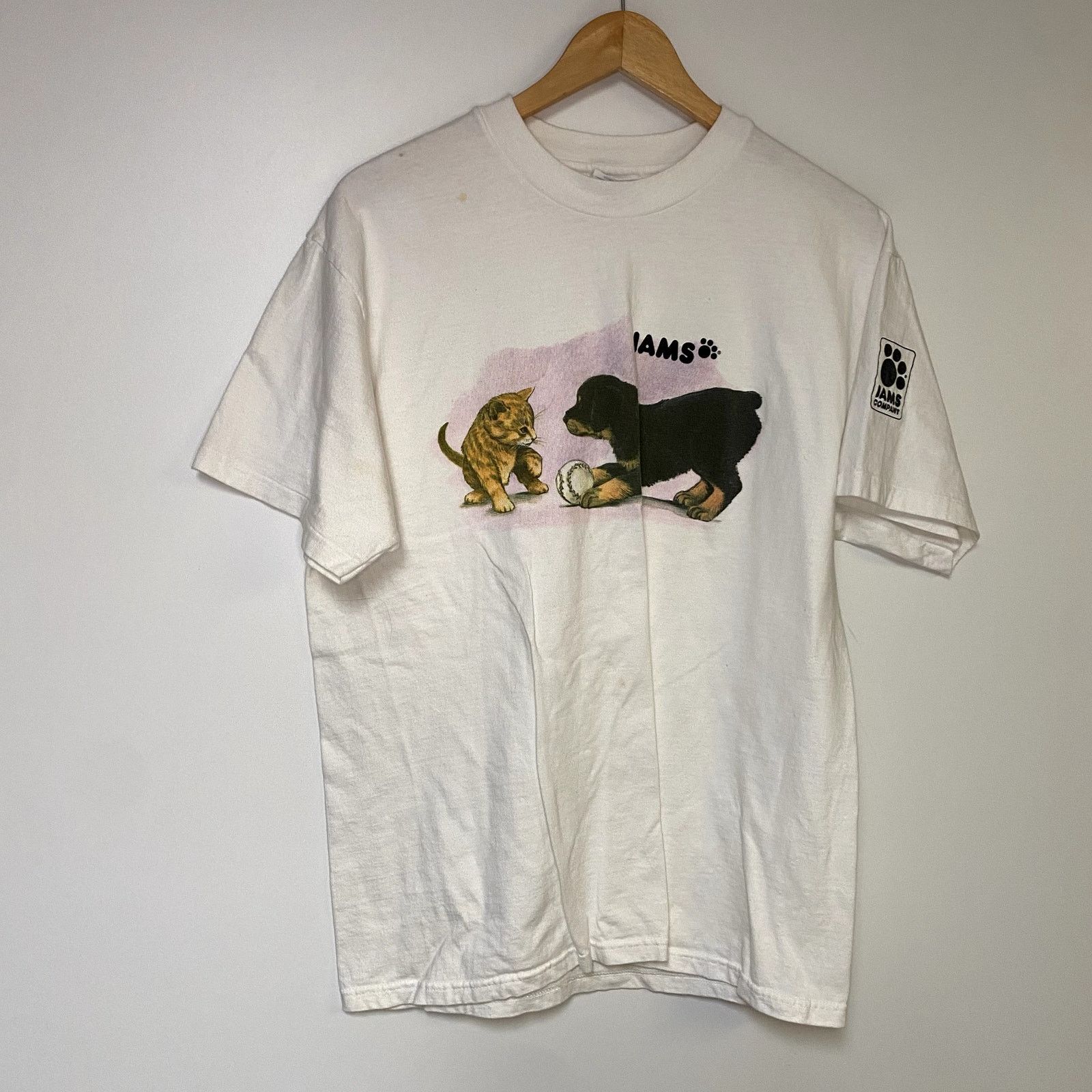 【Ashley Williams】ホワイト Puppy & Kitten Varsity Tシャツ Ashley Williams Puppy & Kitten Precious Vest in White | Lyst UK