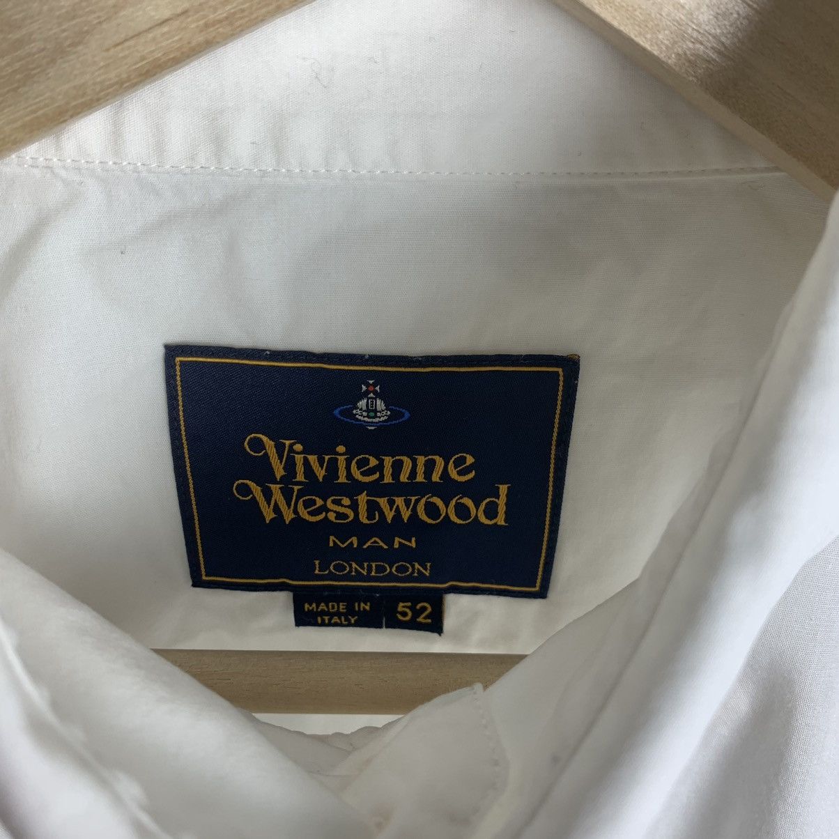 Vivienne Westwood Vivienne Westwood Man London Shirt Classic Formal Orb Logo Size US L / EU 52-54 / 3 - 6 Thumbnail