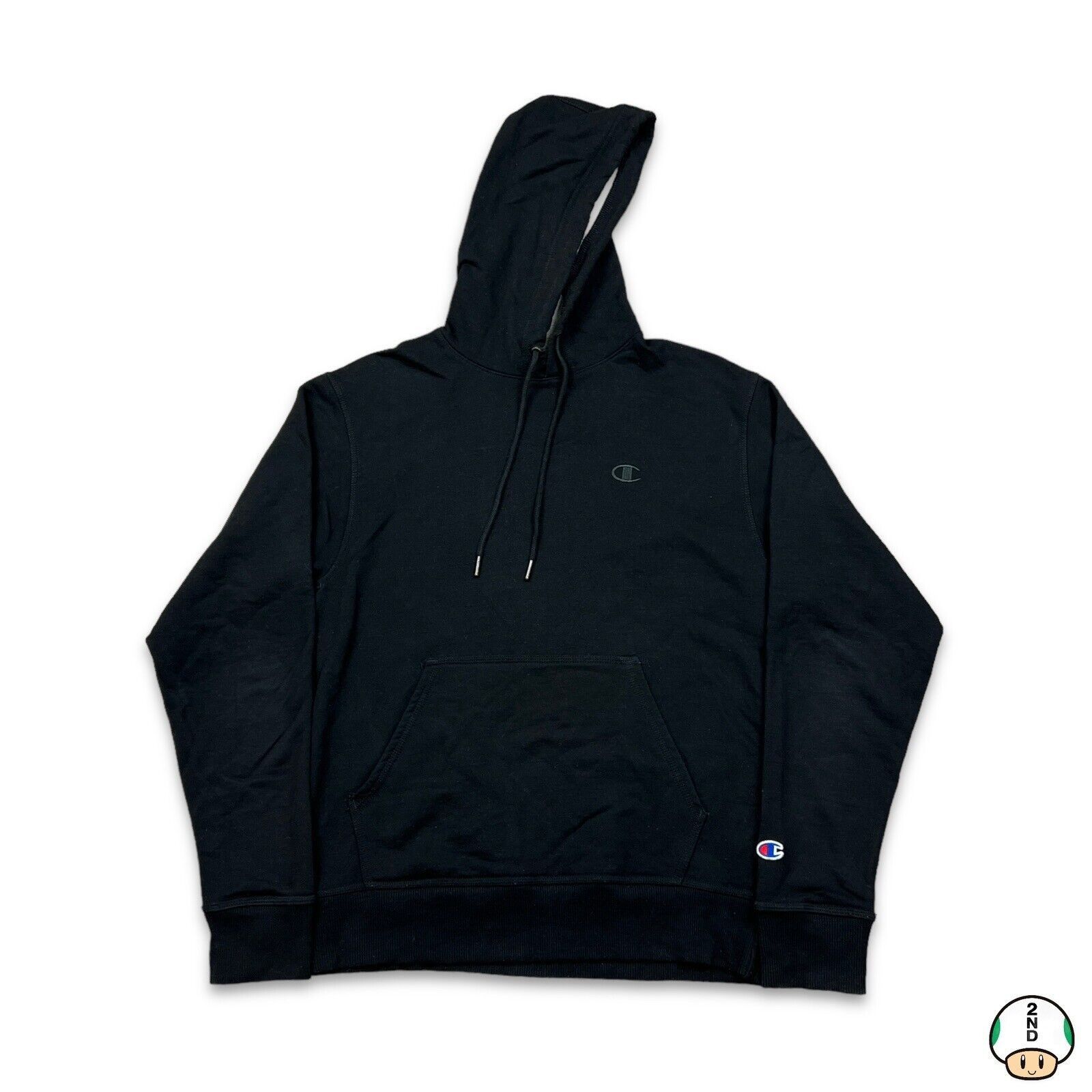 Champion × Vintage Champion Hoodie Authentic C Logo Pullover Hooded Sweatshirt Size US S / EU 44-46 / 1 - 1 Thumbnail