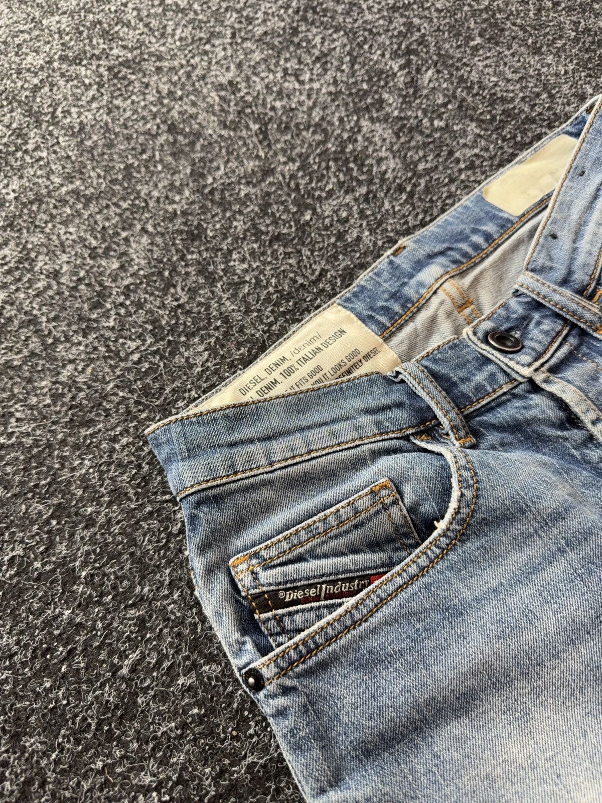 Diesel Diesel D-Fetar Distressed Denim Jeans Light Wash Size US 28 / EU 44 - 7 Thumbnail